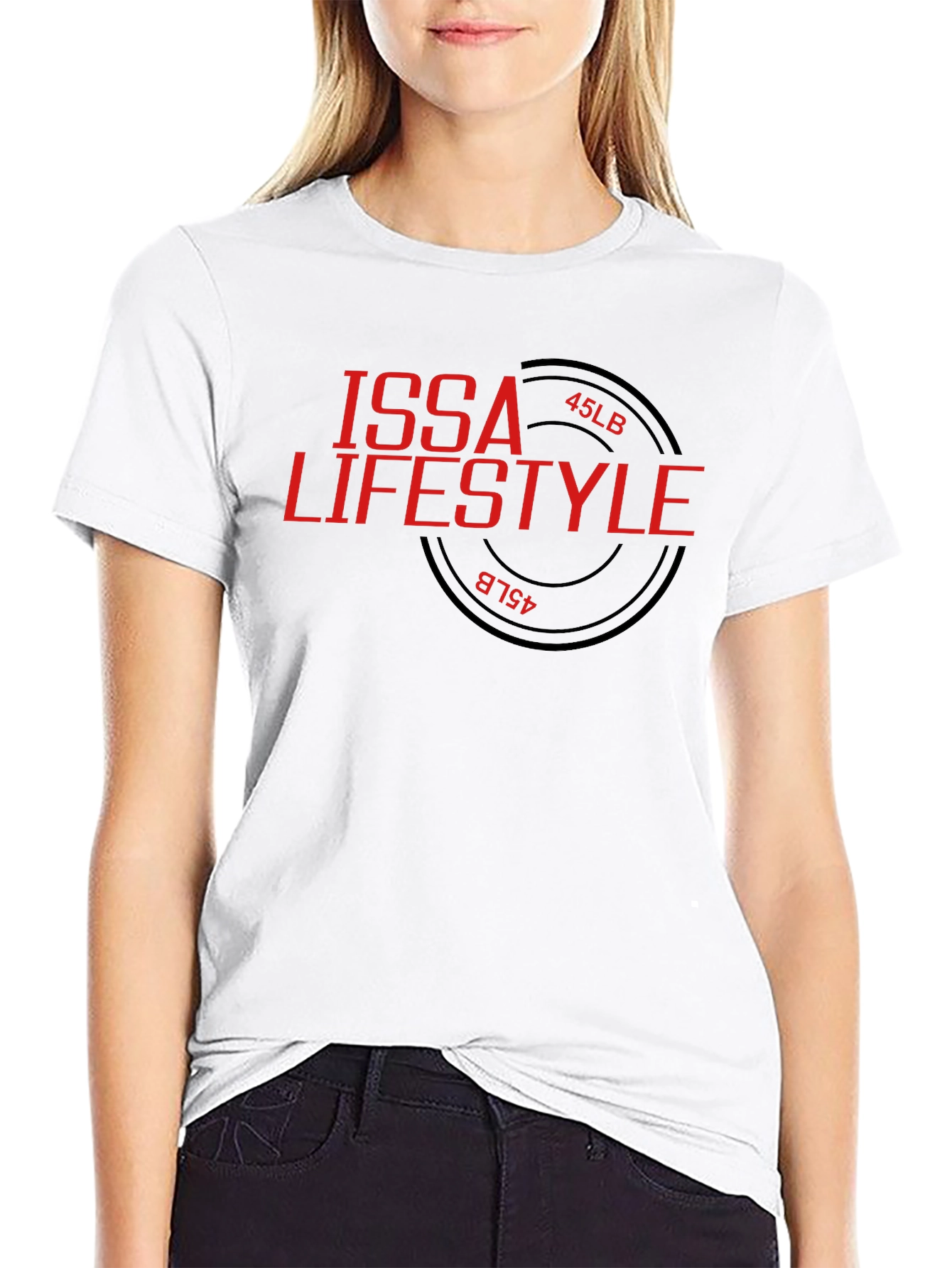 ISSA Lifestyle Graphic Tee - Black Gym Shirt