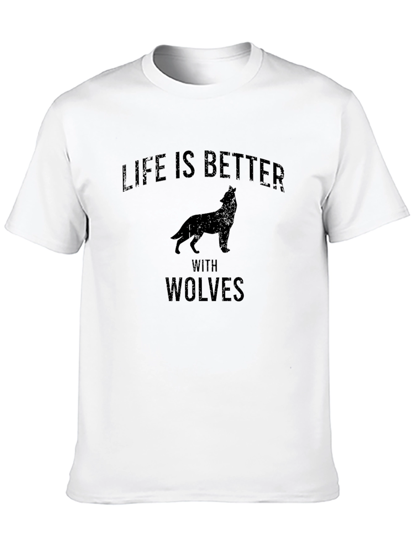 Life is Better With Wolves Graphic Tee