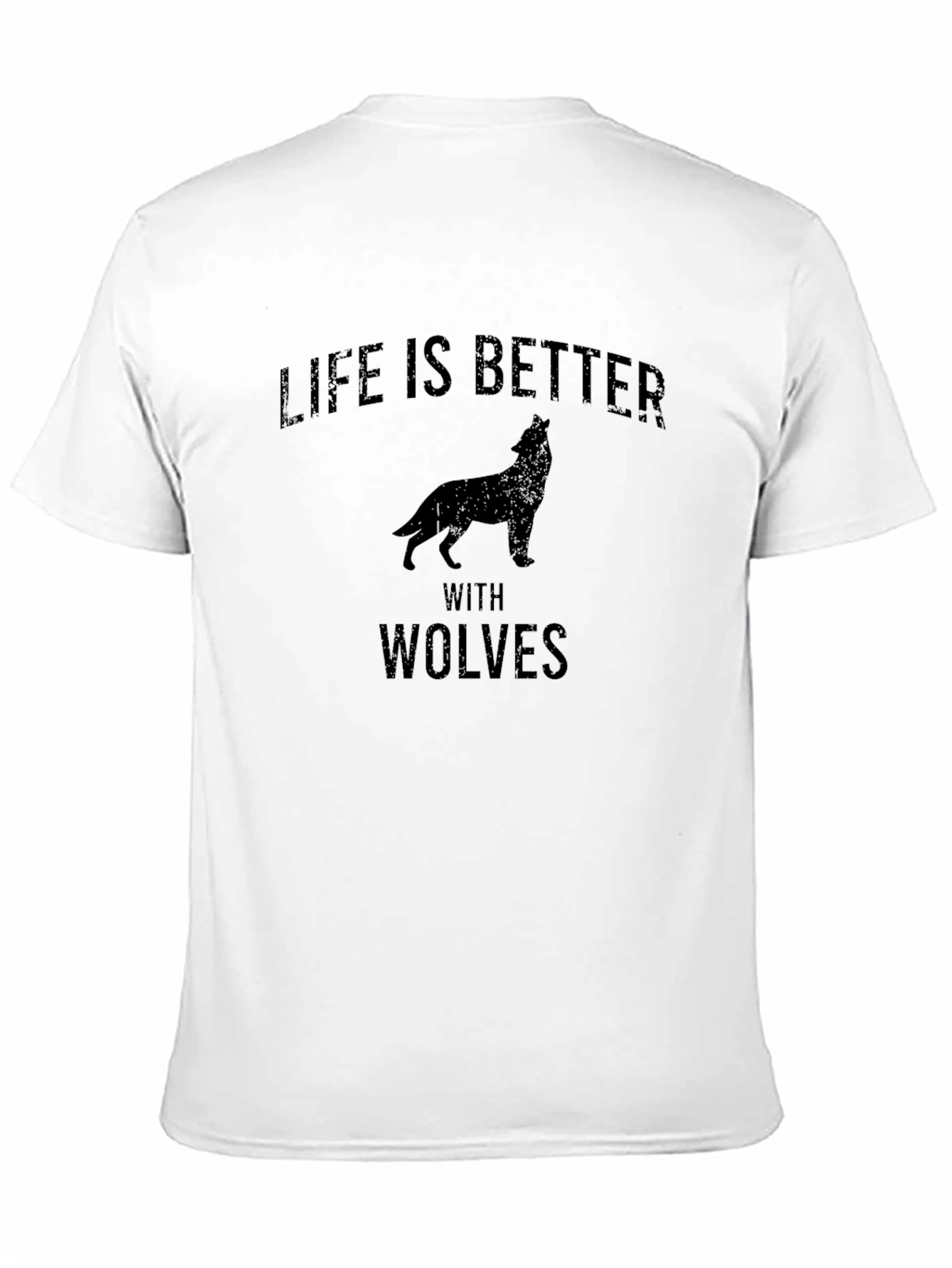 Life is Better With Wolves Graphic Tee