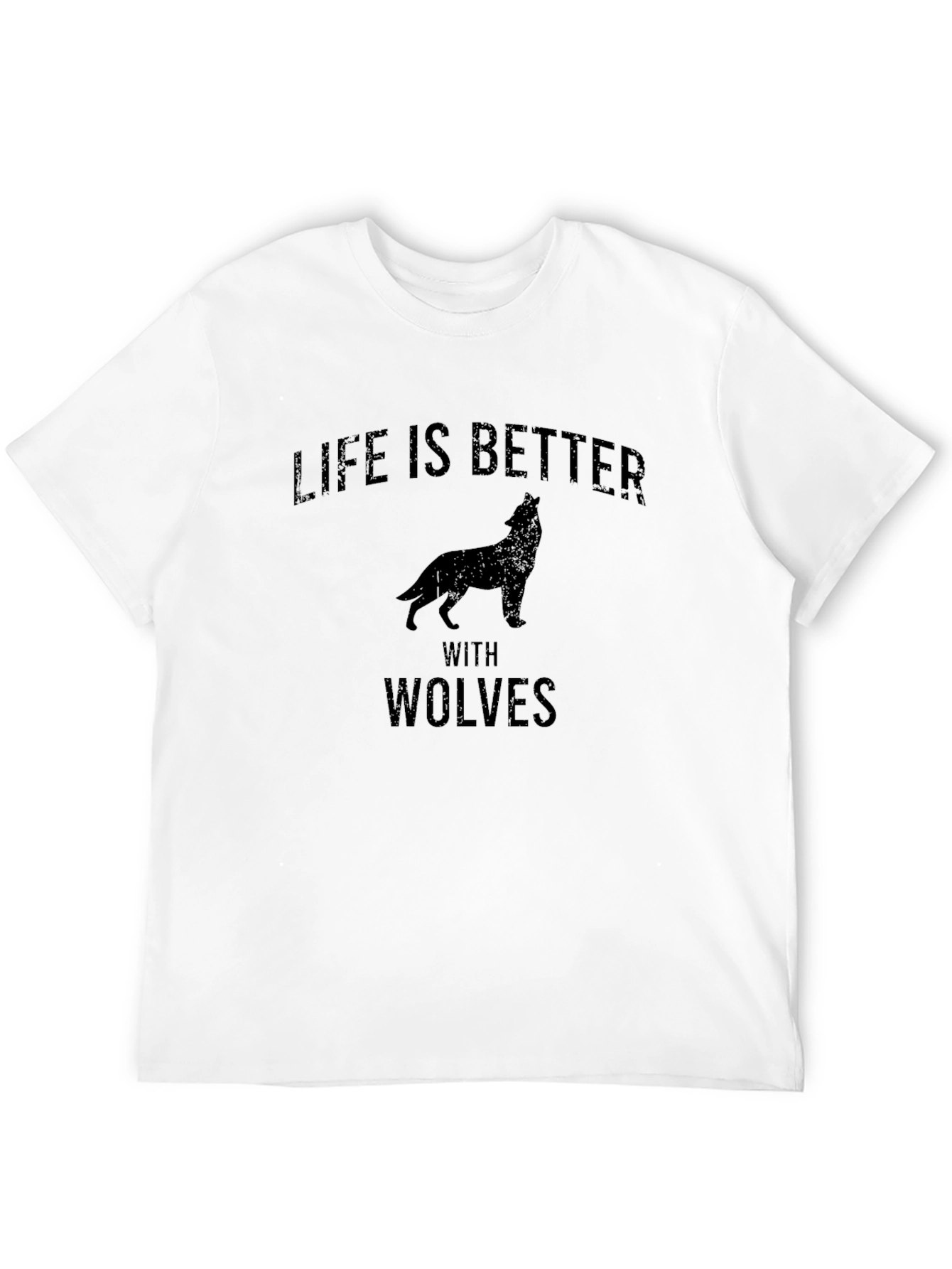 Life is Better With Wolves Graphic Tee