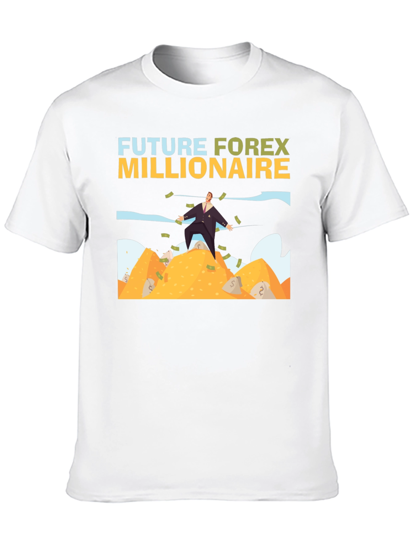 Future Forex Millionaire T-Shirt - Black