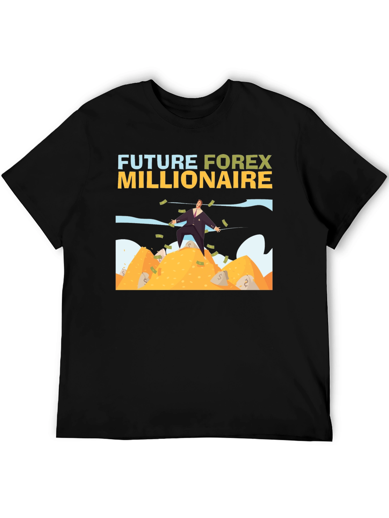 Future Forex Millionaire T-Shirt - Black