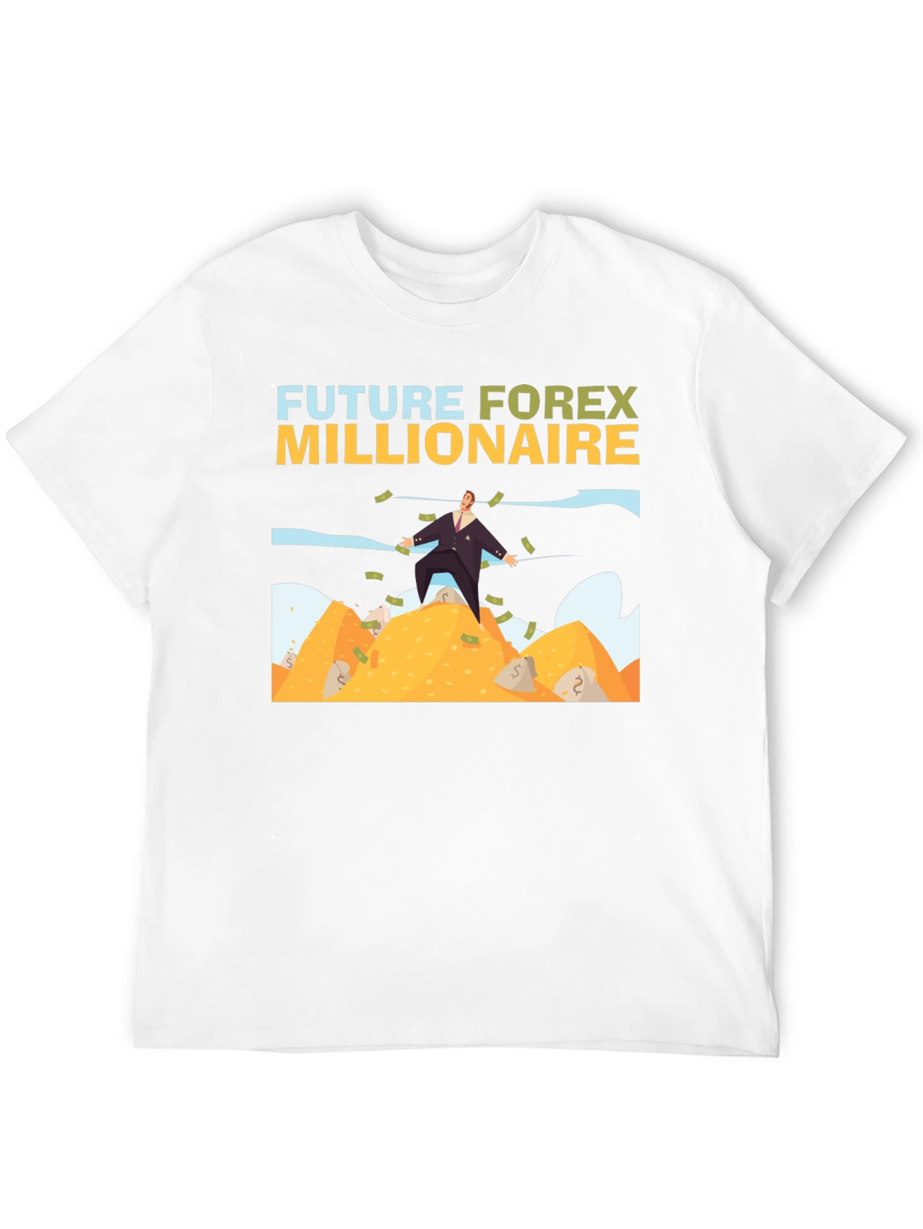 Future Forex Millionaire T-Shirt - Black