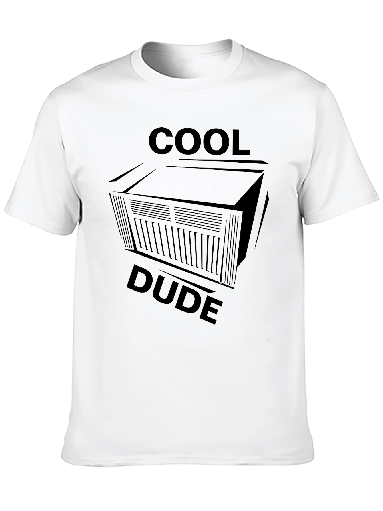 Cool Dude Black Graphic Tee - Unique Design!