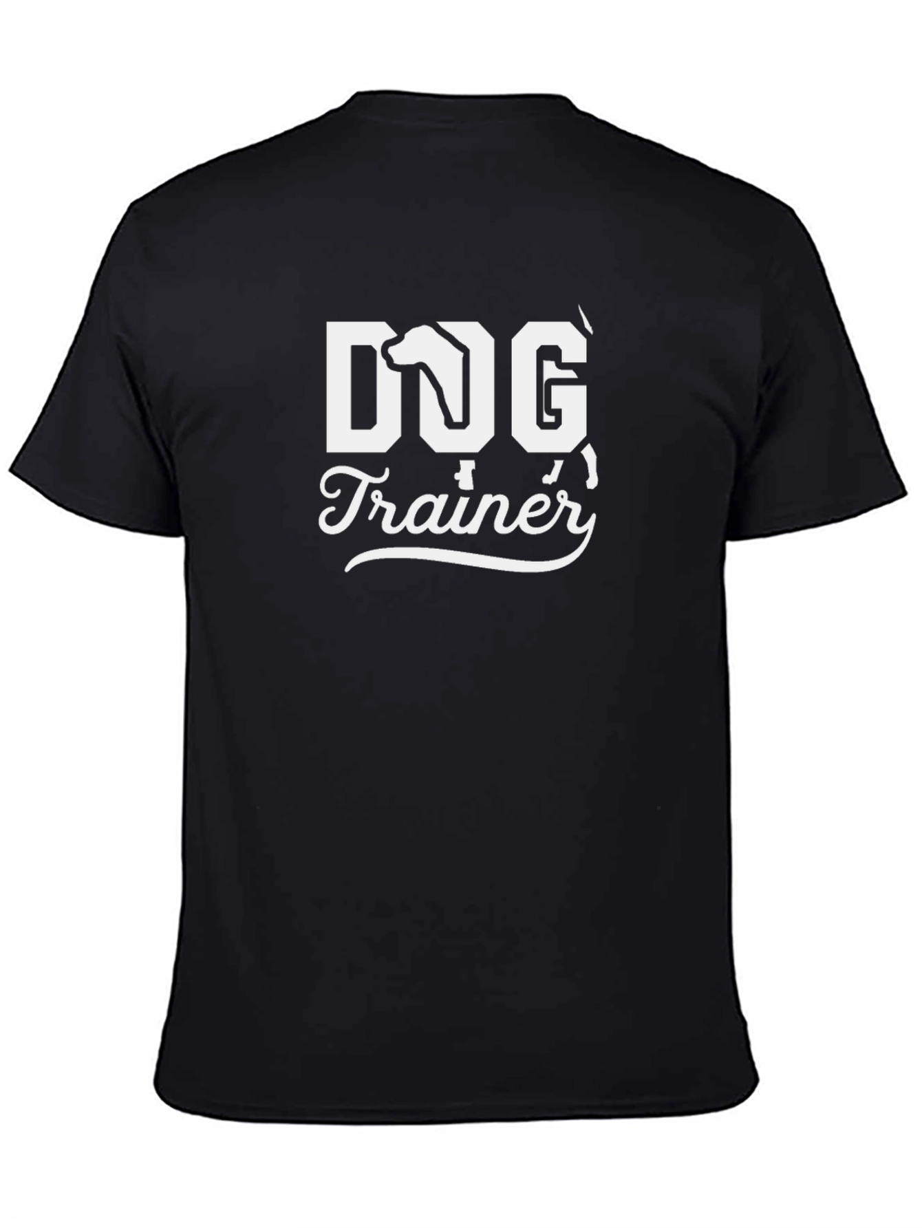 Dog Trainer T-Shirt - Black Cotton Tee