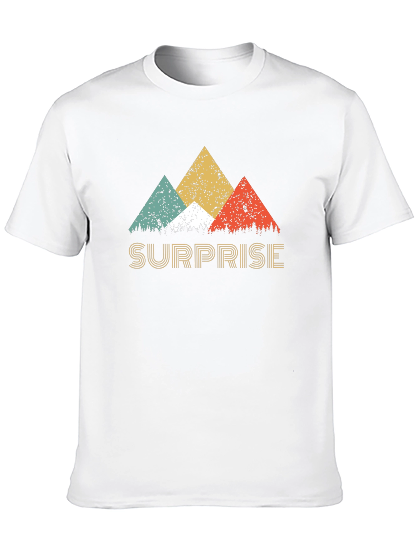 Surprise Retro Mountain Graphic T-Shirt