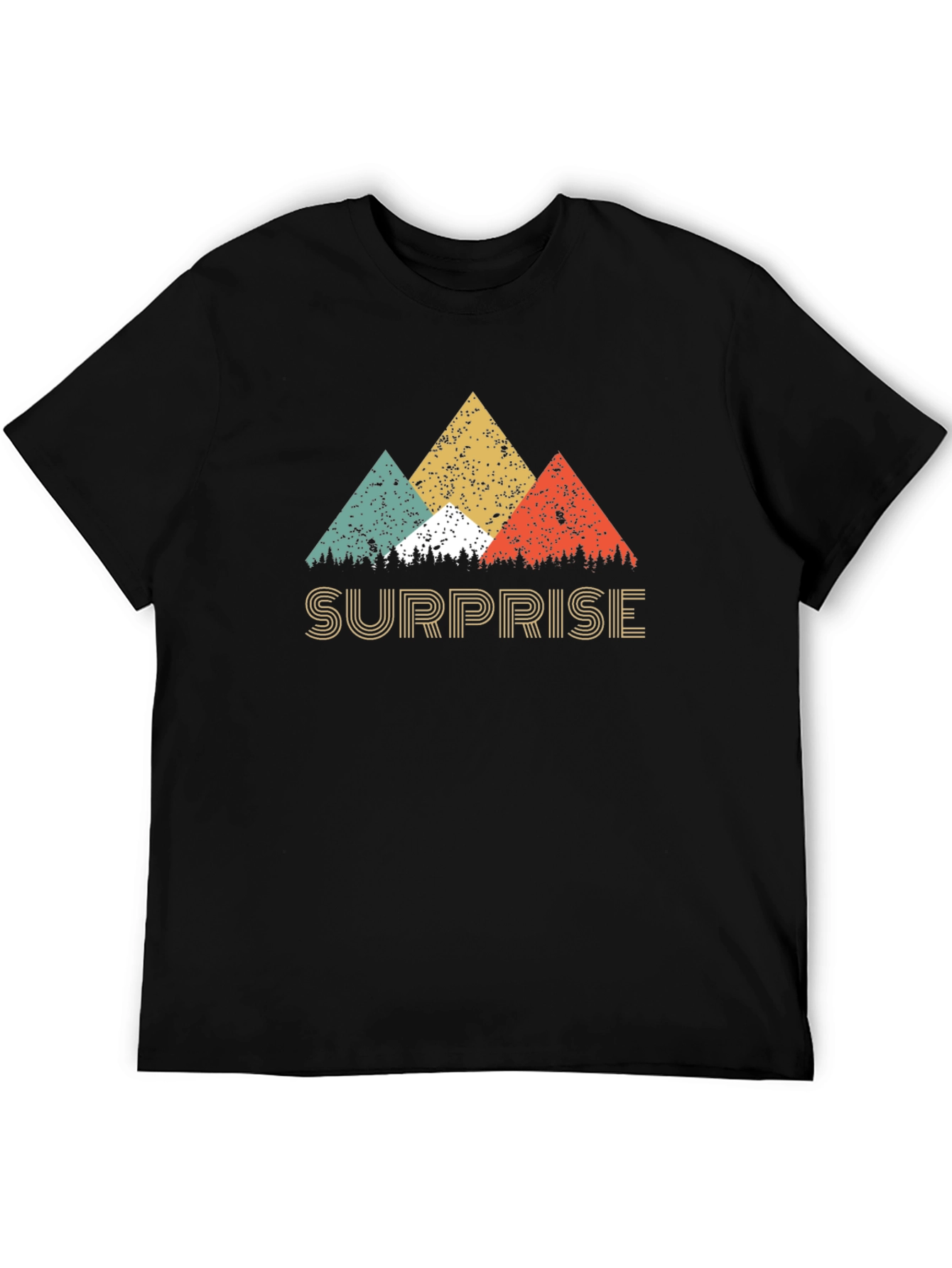 Surprise Retro Mountain Graphic T-Shirt