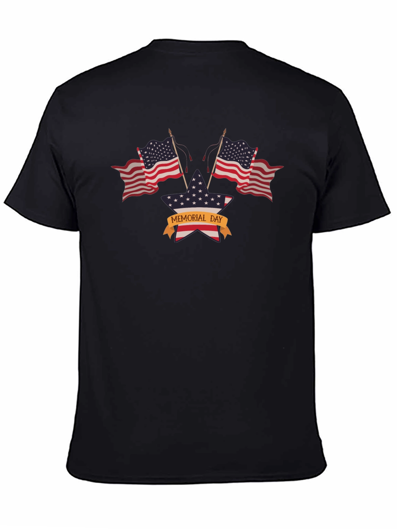 Memorial Day USA Flag Graphic T-Shirt