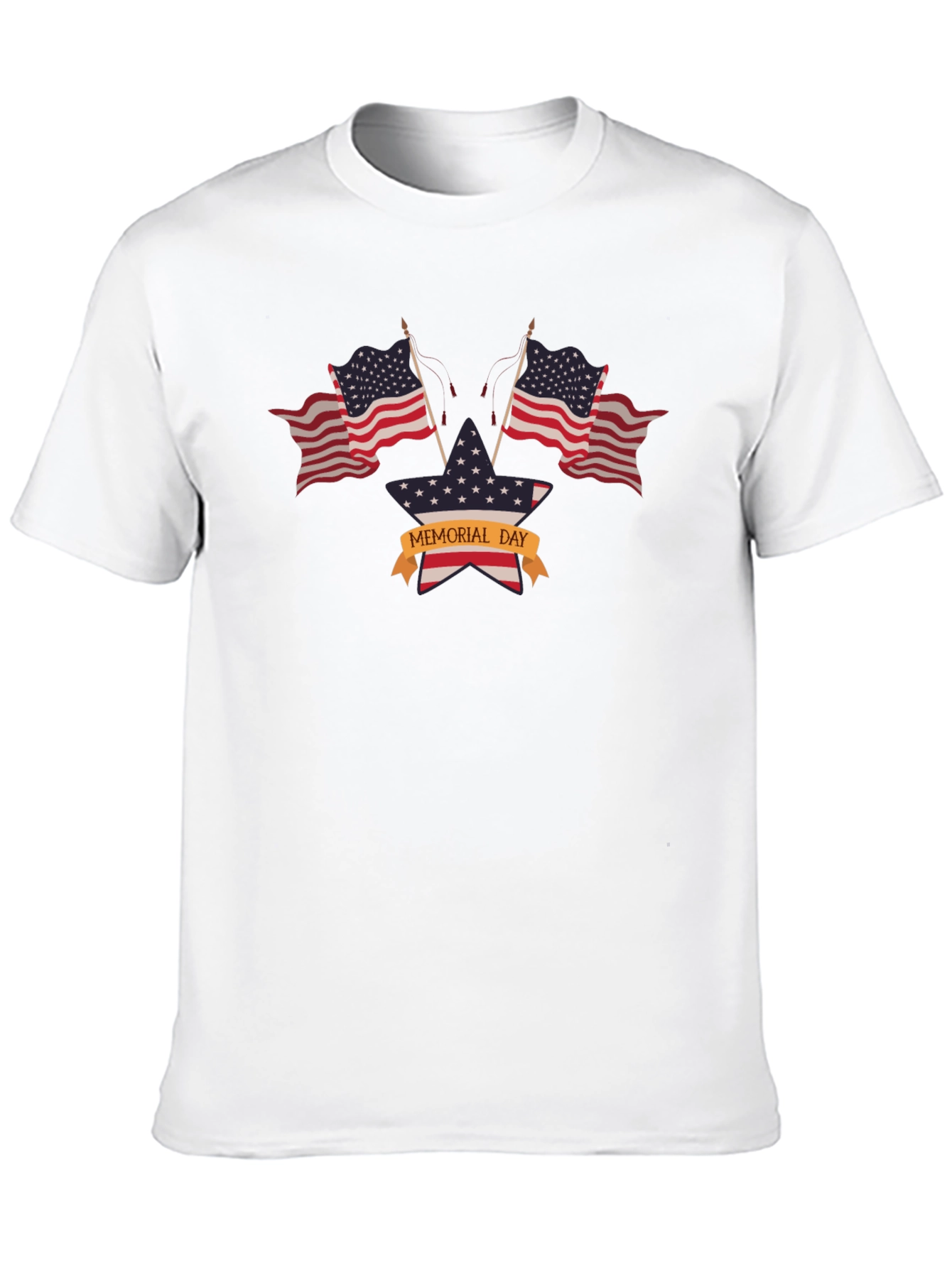 Memorial Day USA Flag Graphic T-Shirt