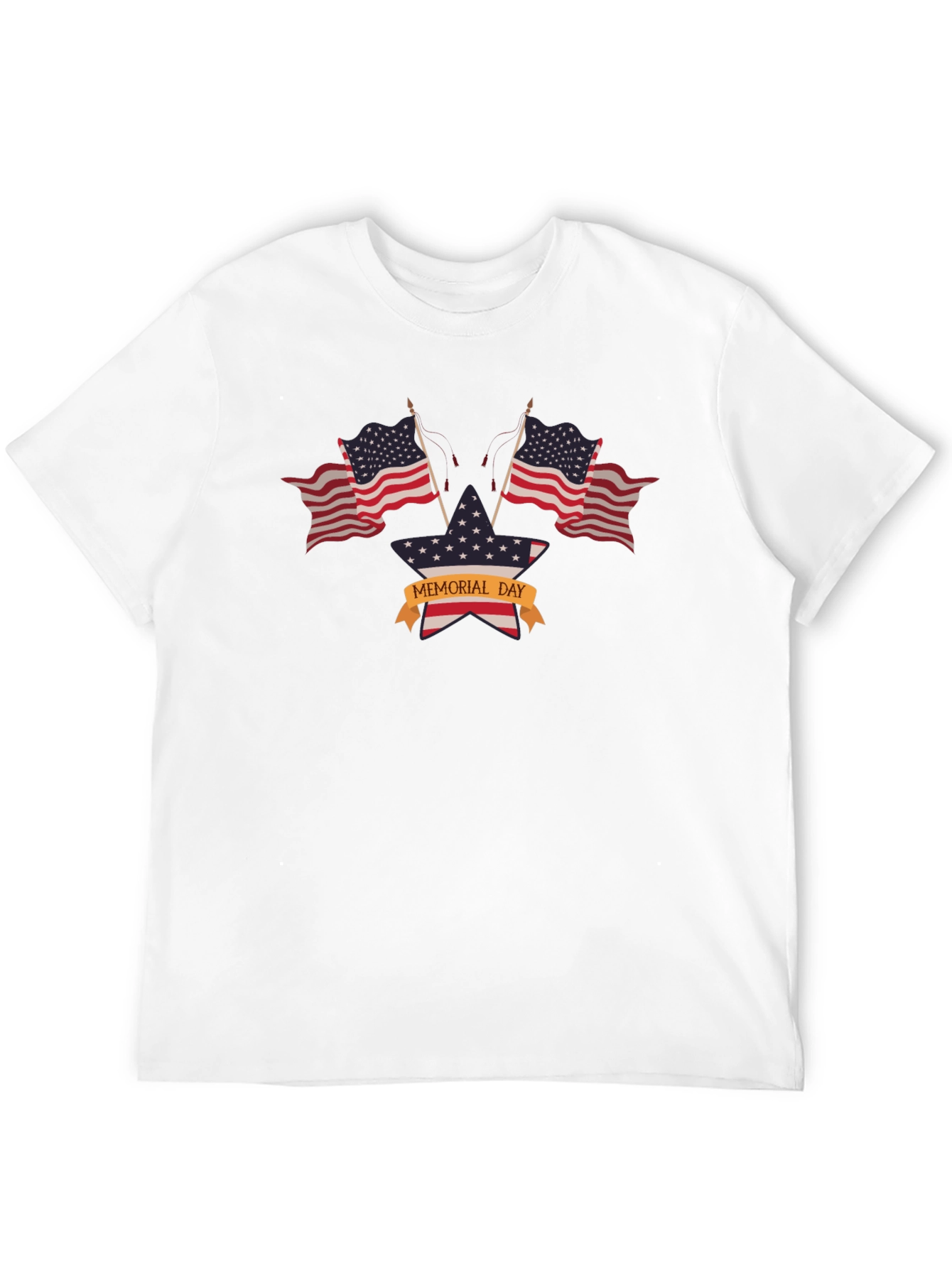 Memorial Day USA Flag Graphic T-Shirt