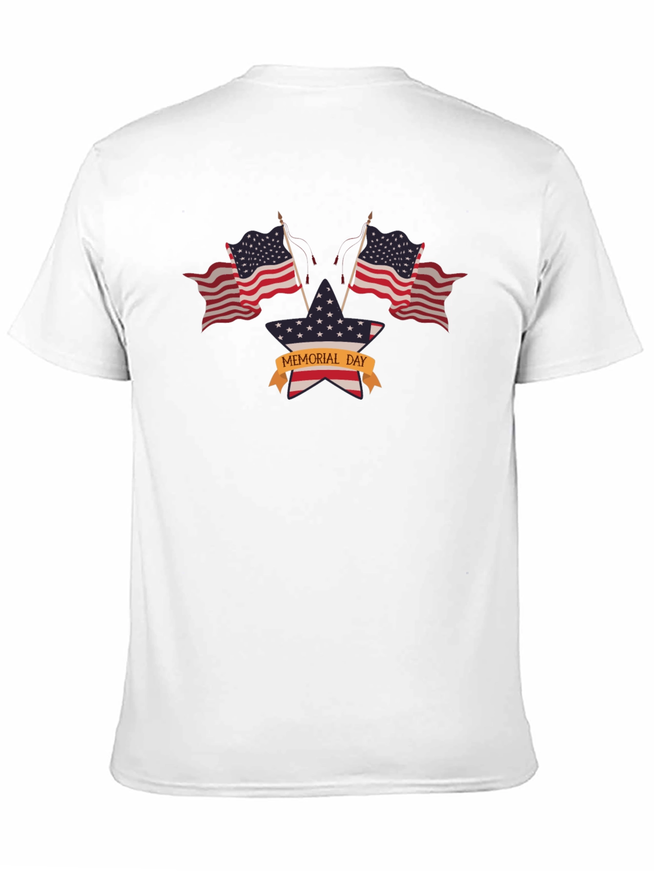 Memorial Day USA Flag Graphic T-Shirt