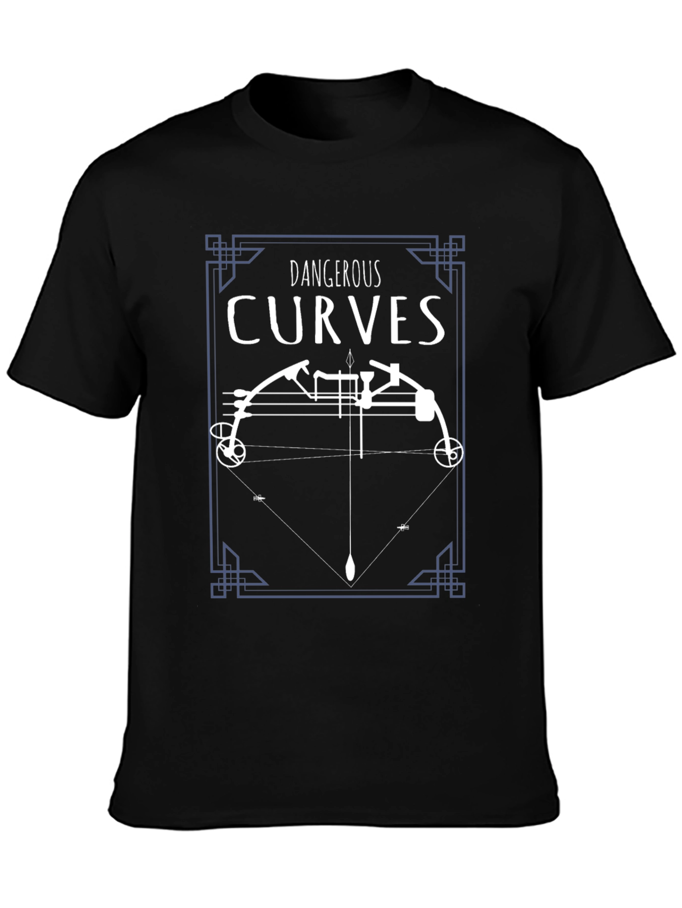 Dangerous Curves Bow and Arrow Graphic Tee