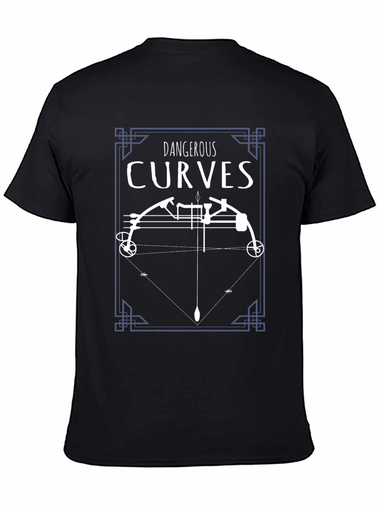 Dangerous Curves Bow and Arrow Graphic Tee