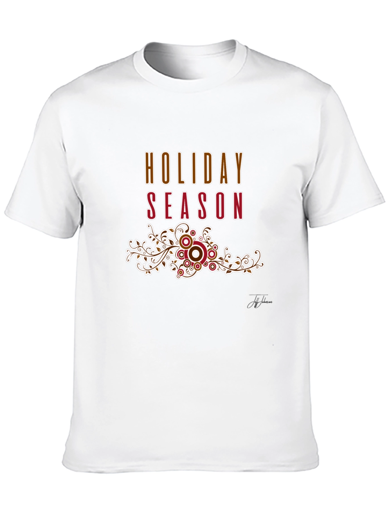 Holiday Season Graphic Tee - Black