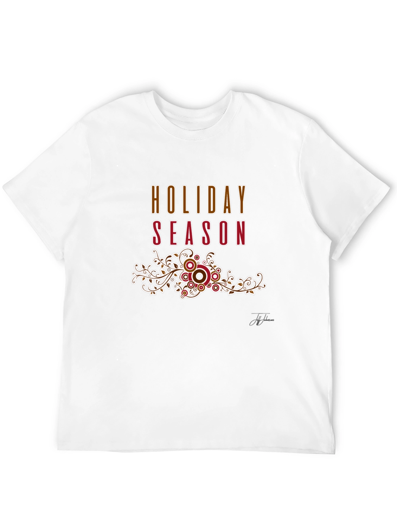 Holiday Season Graphic Tee - Black
