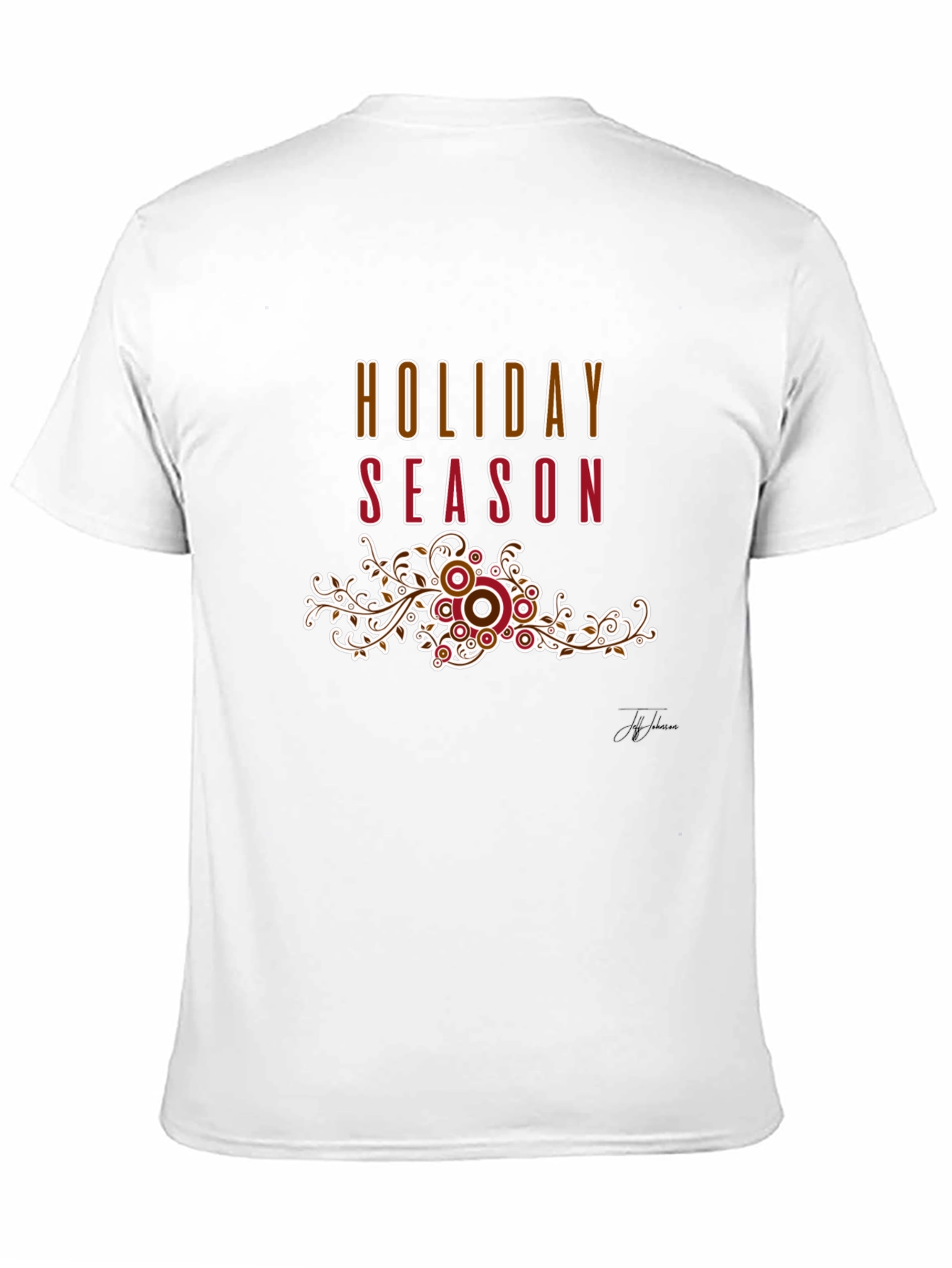 Holiday Season Graphic Tee - Black