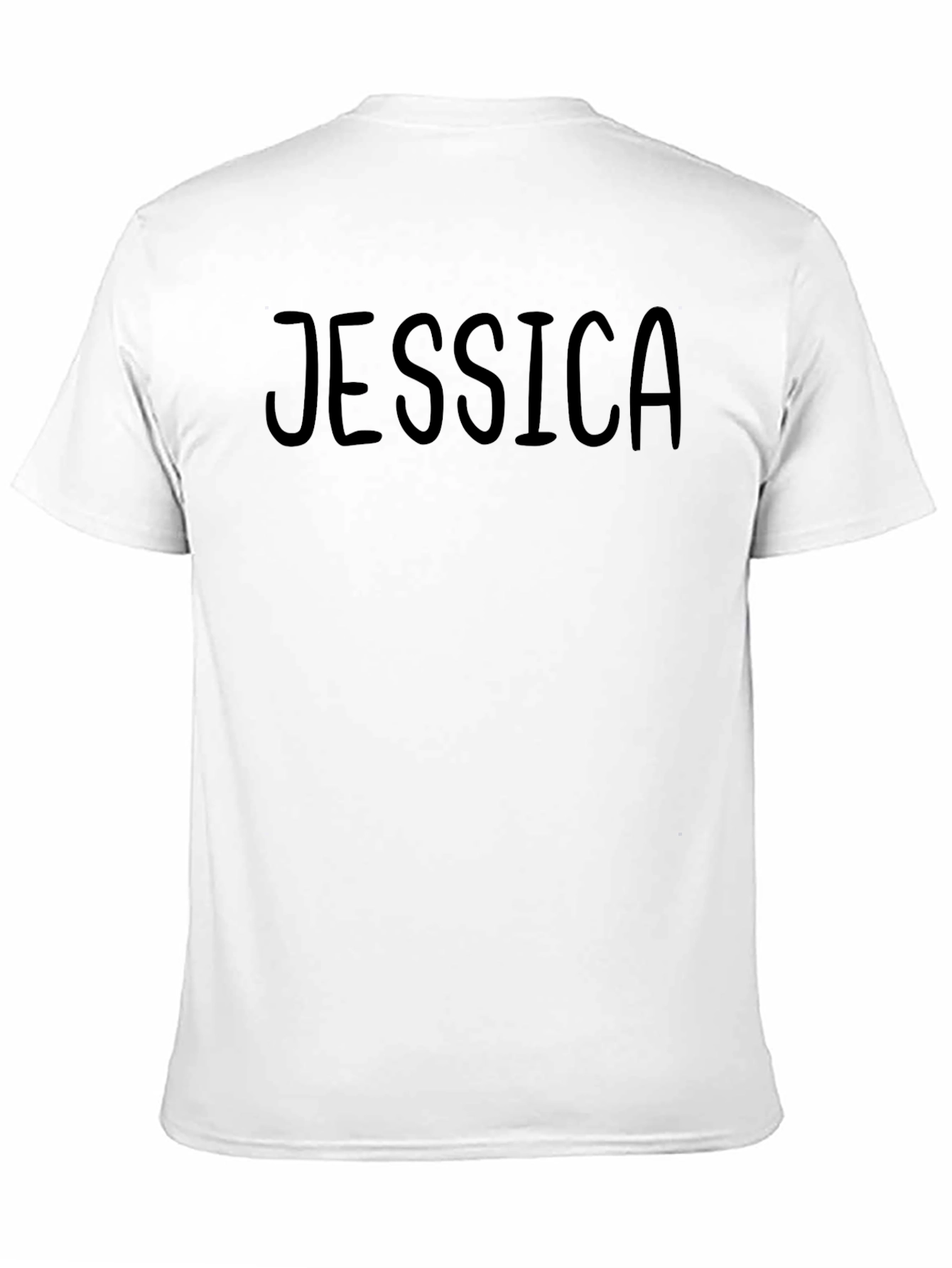 Personalized Jessica Black T-Shirt