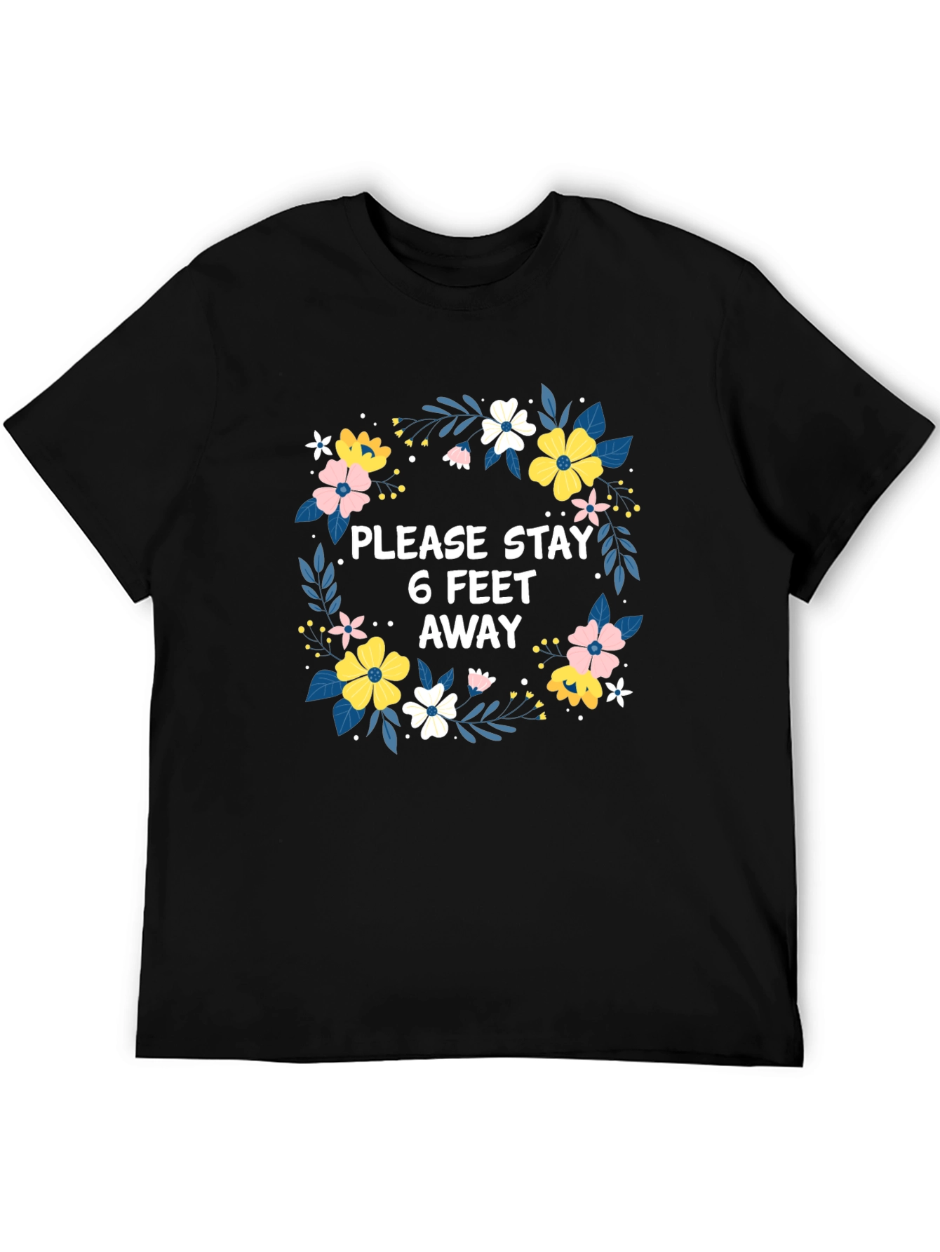 Stay Away Floral Graphic T-Shirt