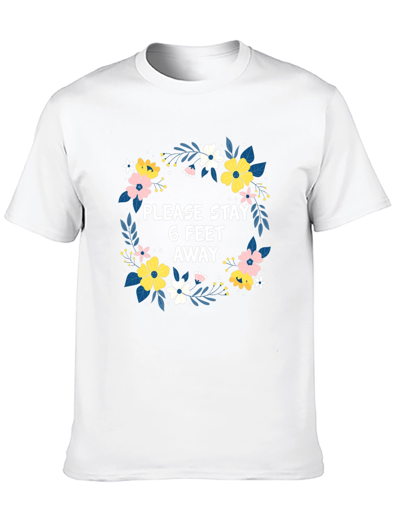 Stay Away Floral Graphic T-Shirt