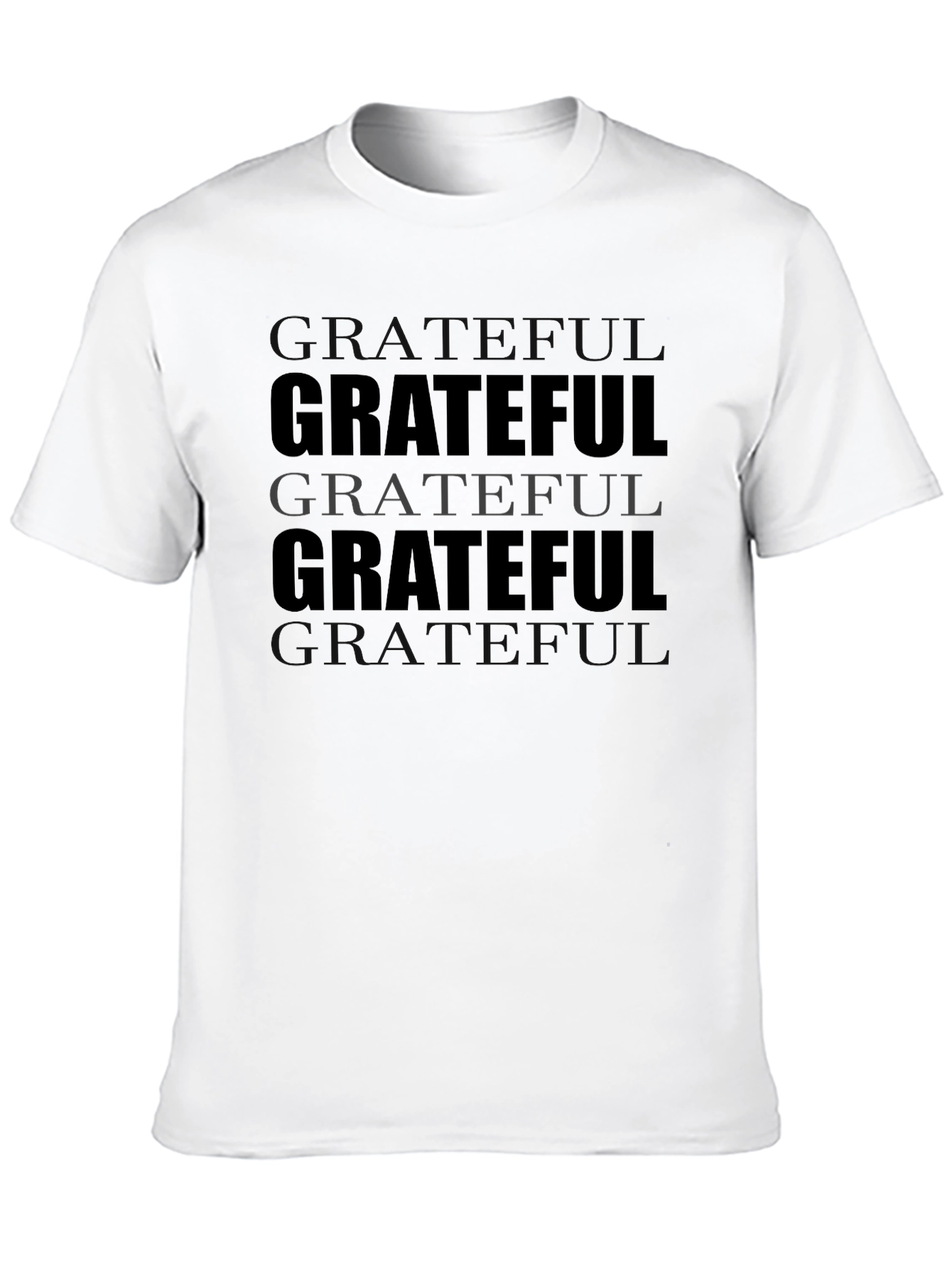 Grateful Graphic Tee - Soft Cotton Comfort