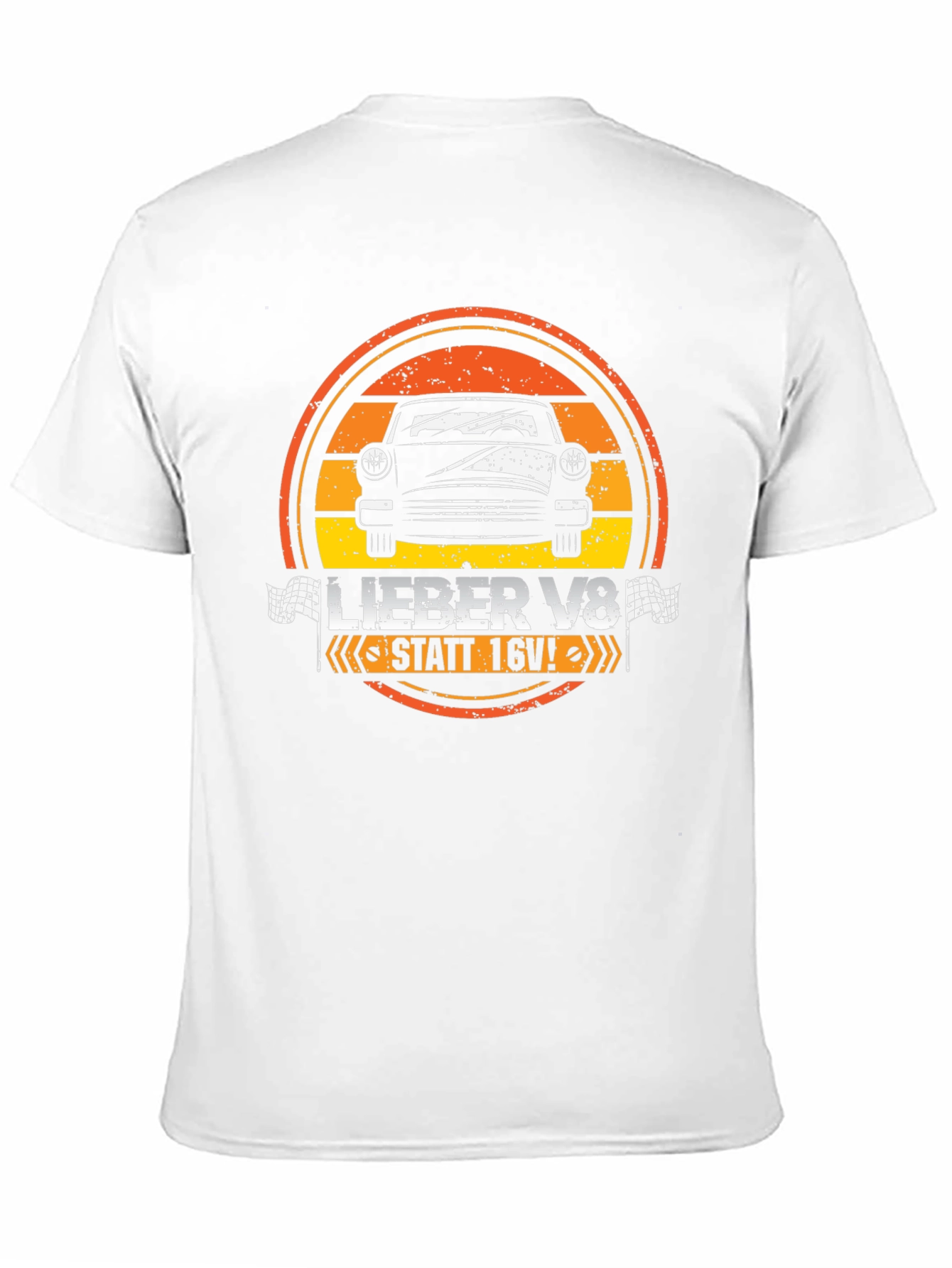 Lieber V8 Statt 16V T-Shirt Classic Car