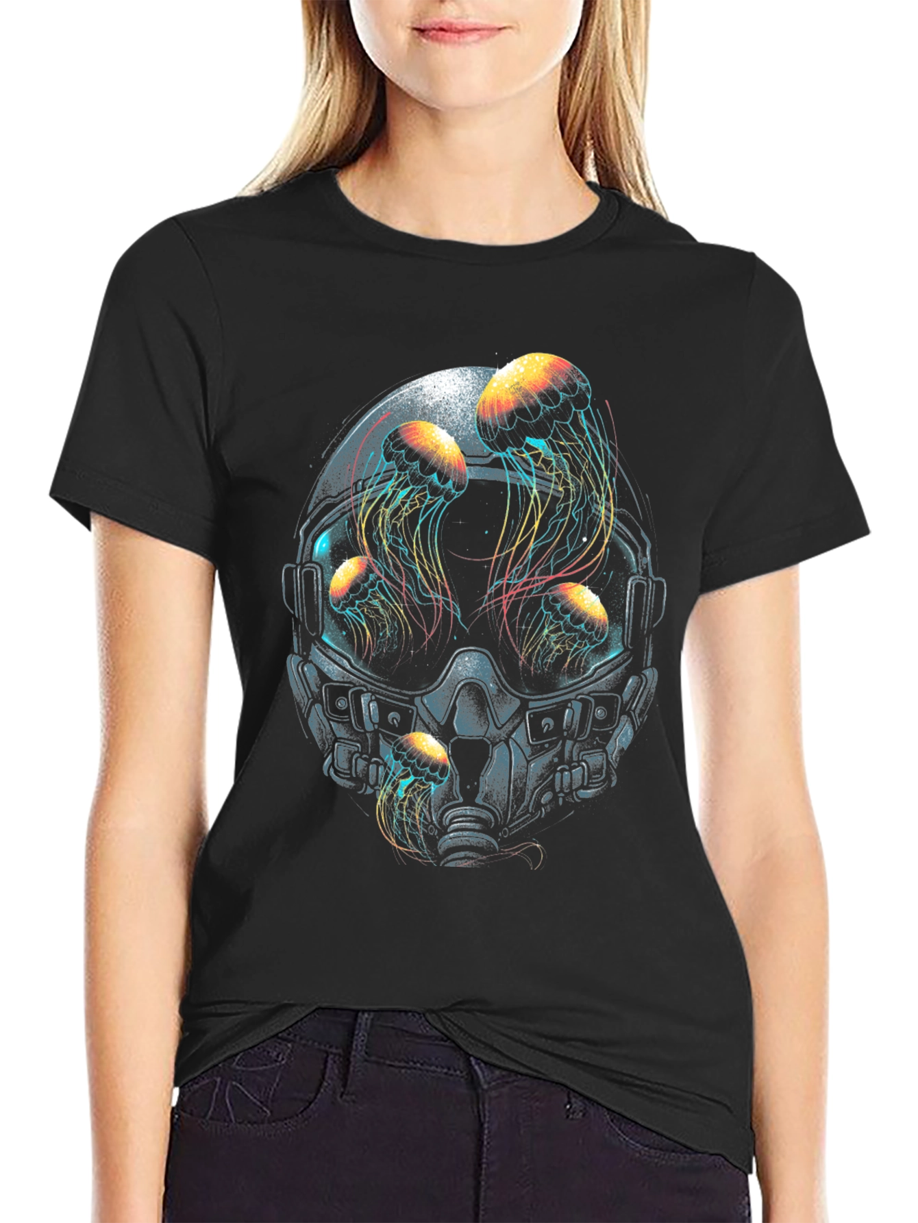 Jellyfish Pilot Black T-Shirt
