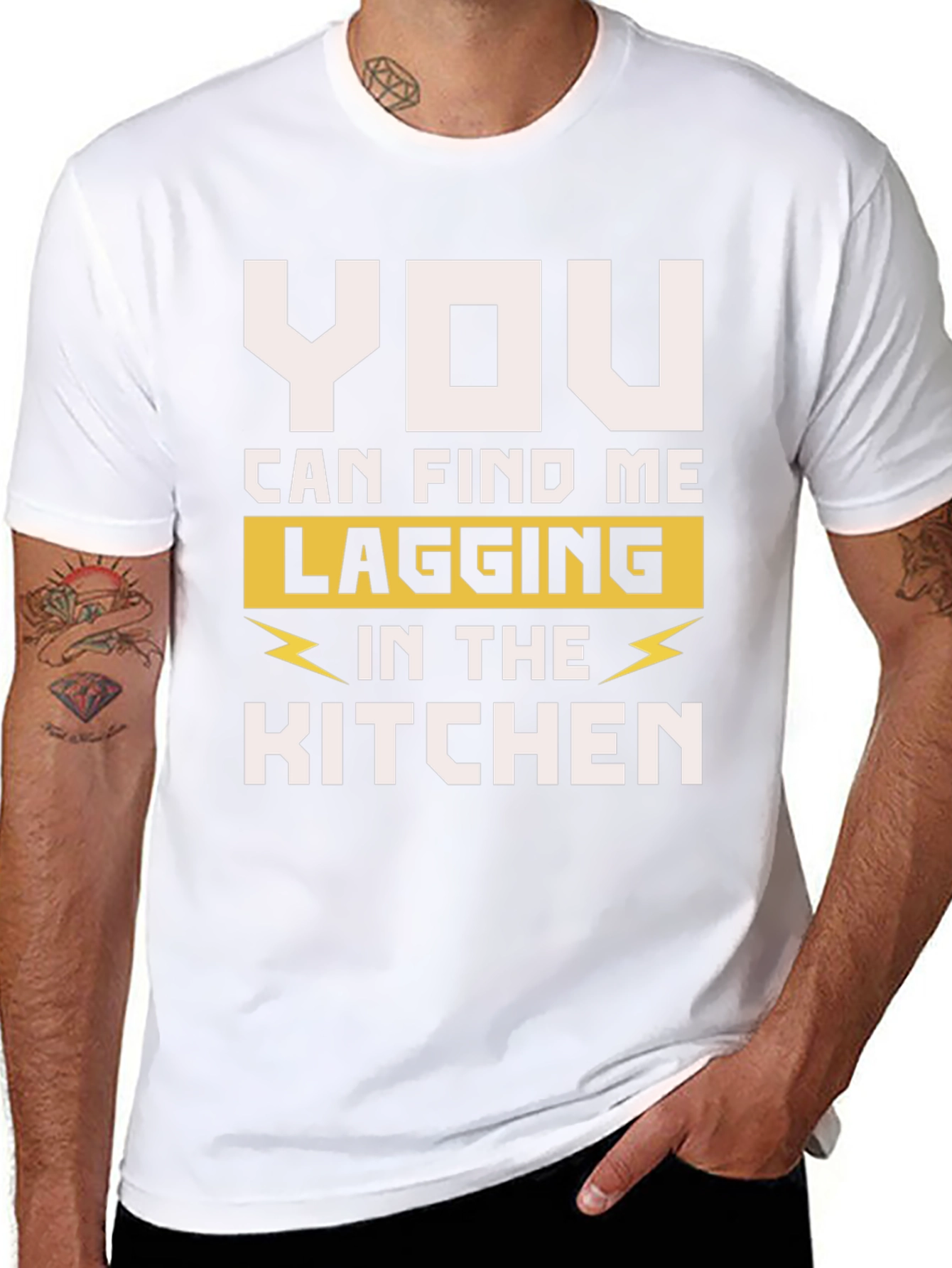 Lagging in the Kitchen Mens T-Shirt