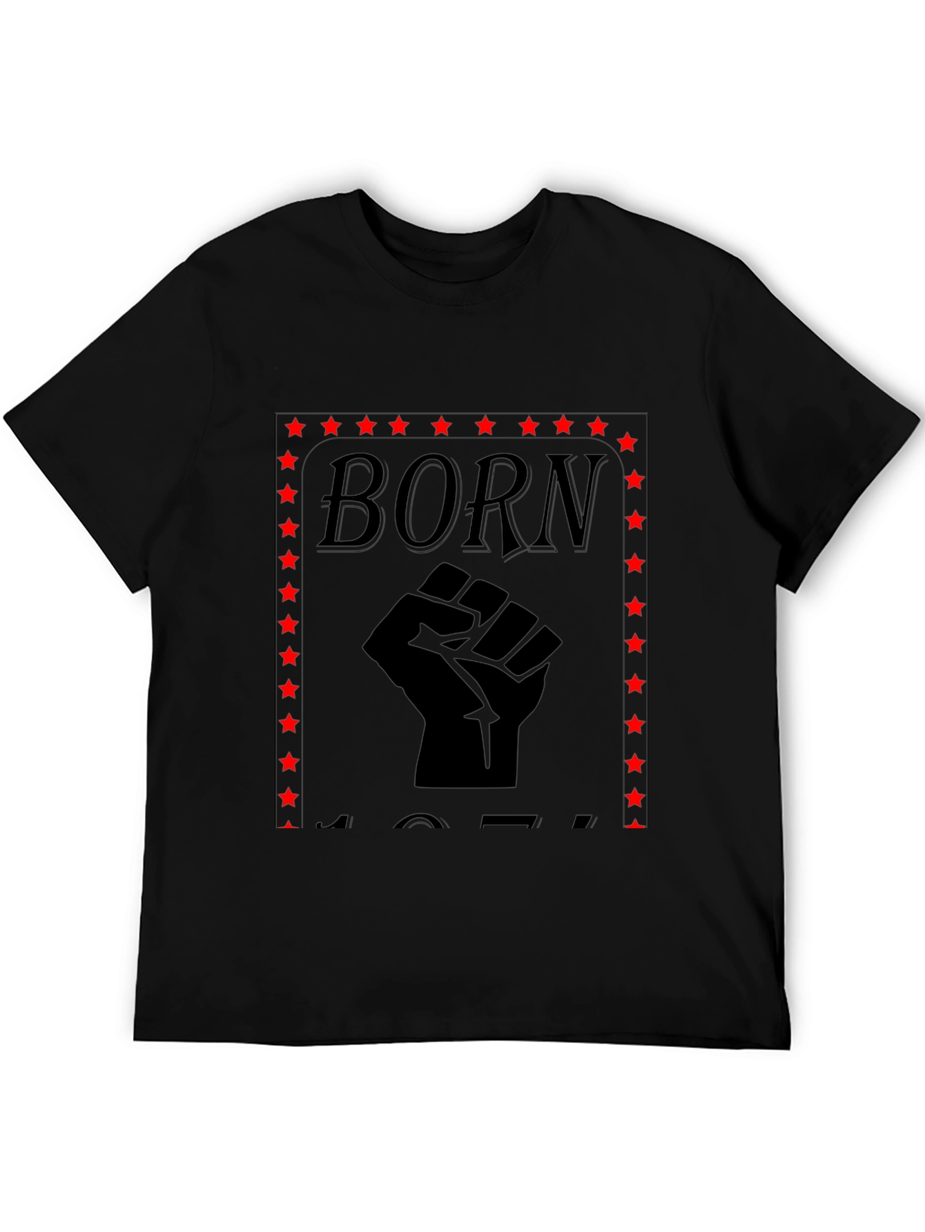 Born Fist Black T-Shirt