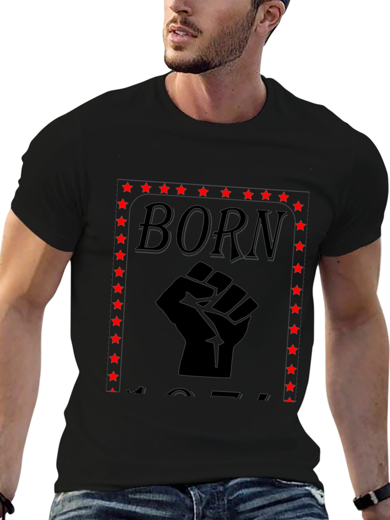 Born Fist Black T-Shirt