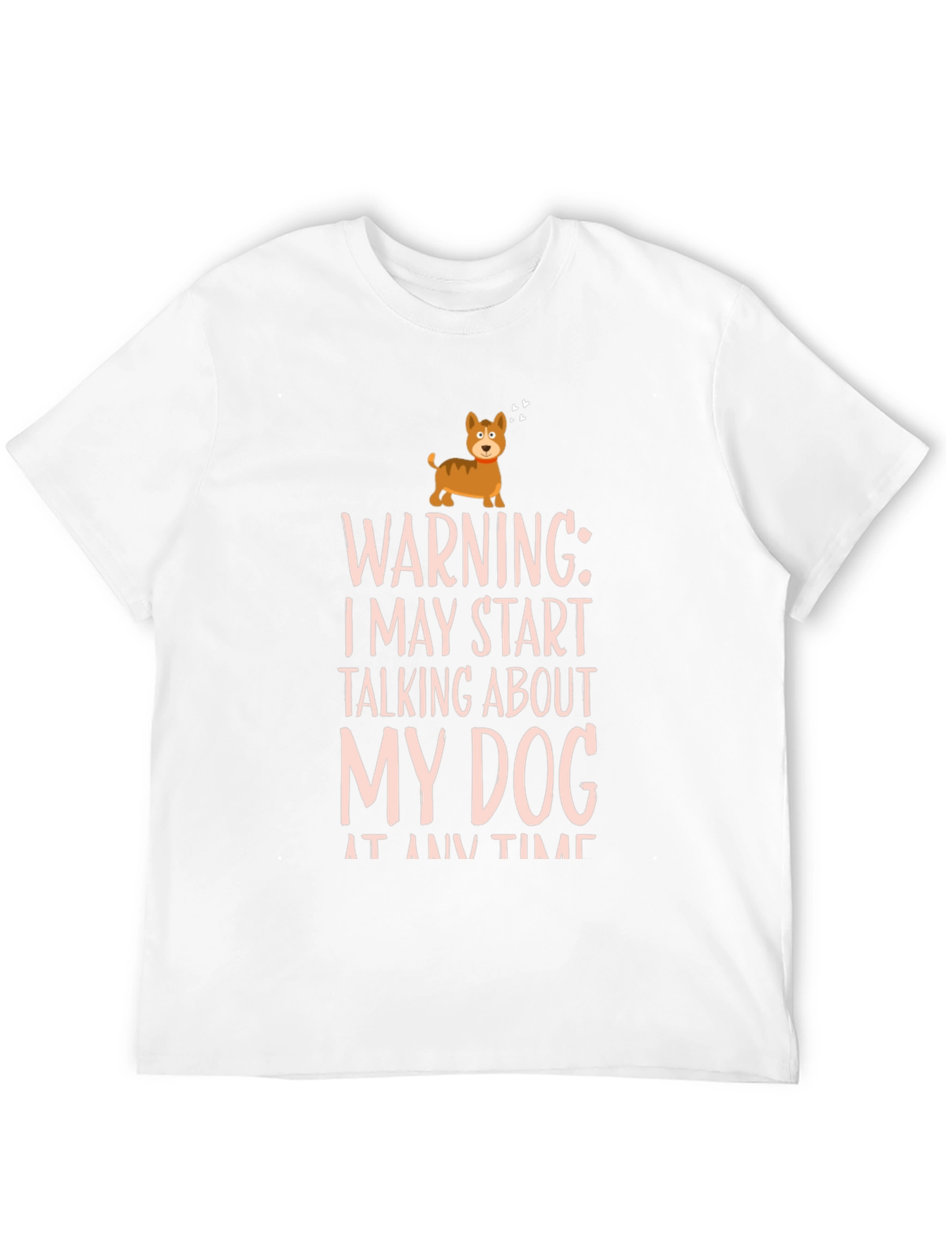 Warning Dog Talk T-Shirt