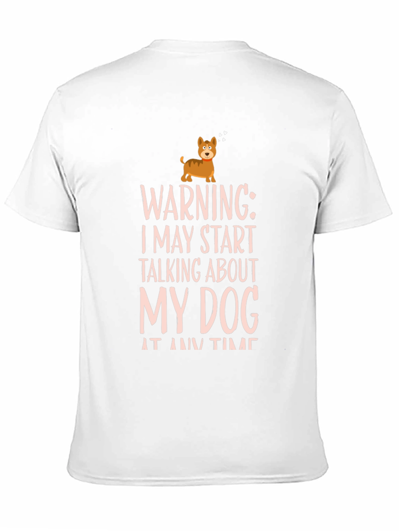 Warning Dog Talk T-Shirt
