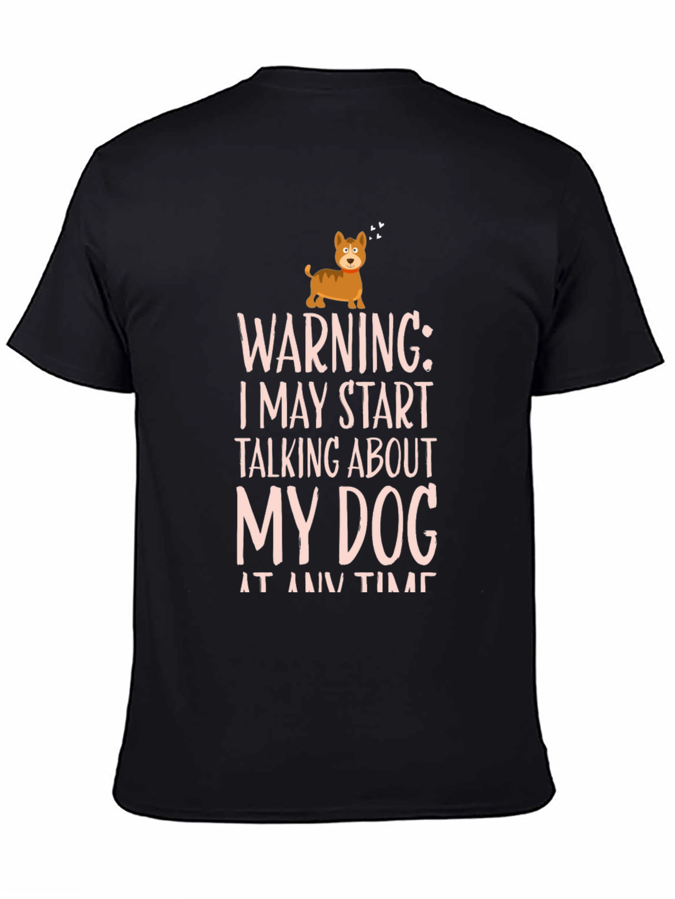 Warning Dog Talk T-Shirt