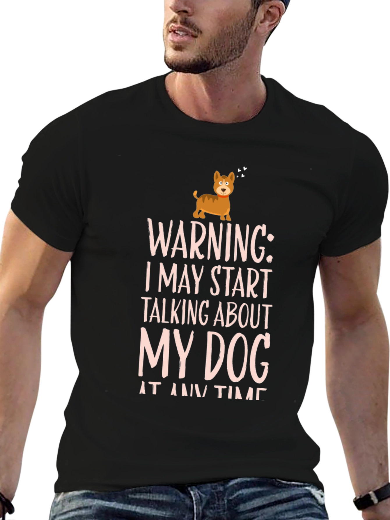 Warning Dog Talk T-Shirt