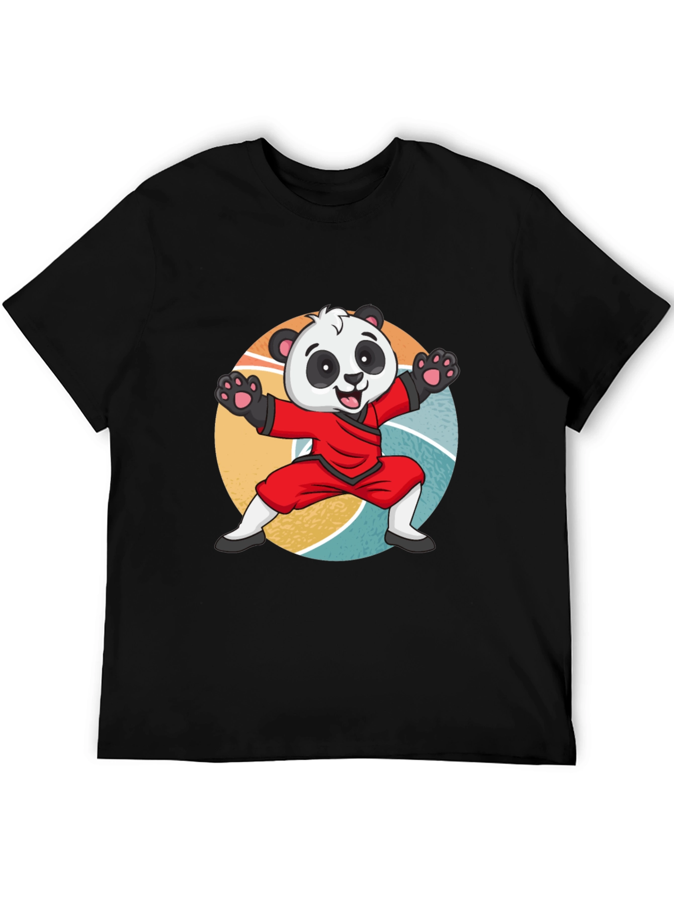 Martial Arts Panda T-Shirt: Cute Kung Fu Bear Tee