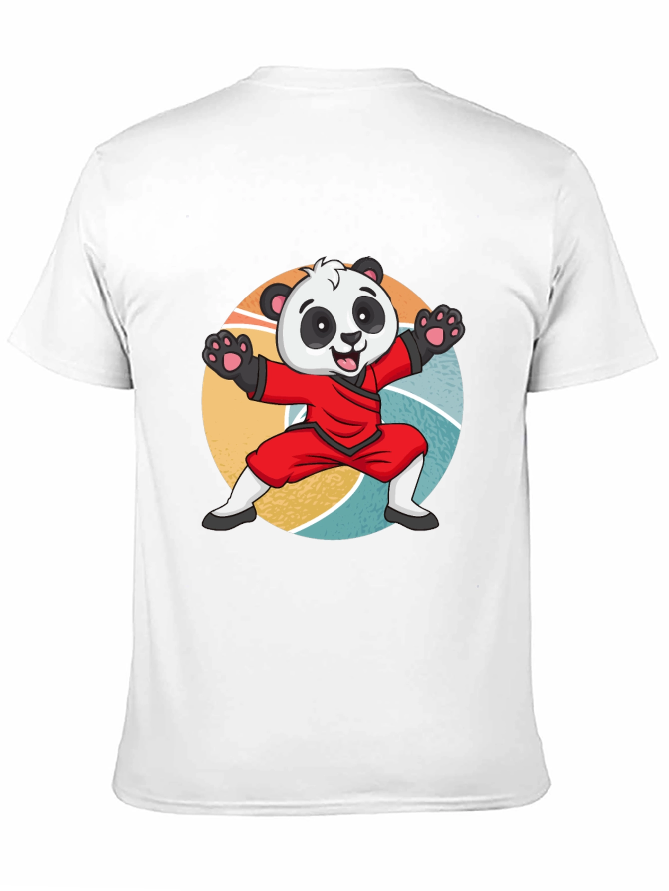 Martial Arts Panda T-Shirt: Cute Kung Fu Bear Tee