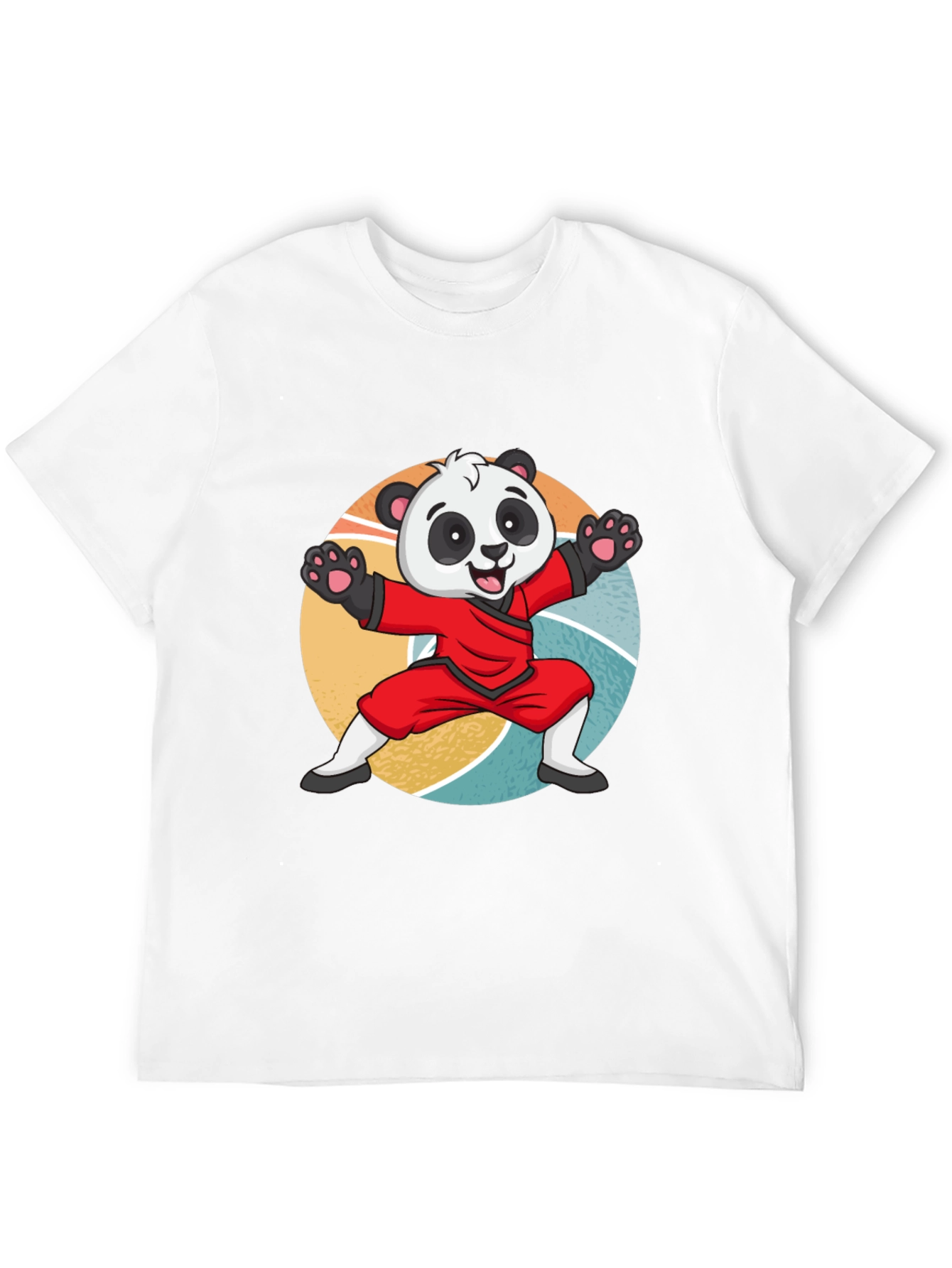 Martial Arts Panda T-Shirt: Cute Kung Fu Bear Tee