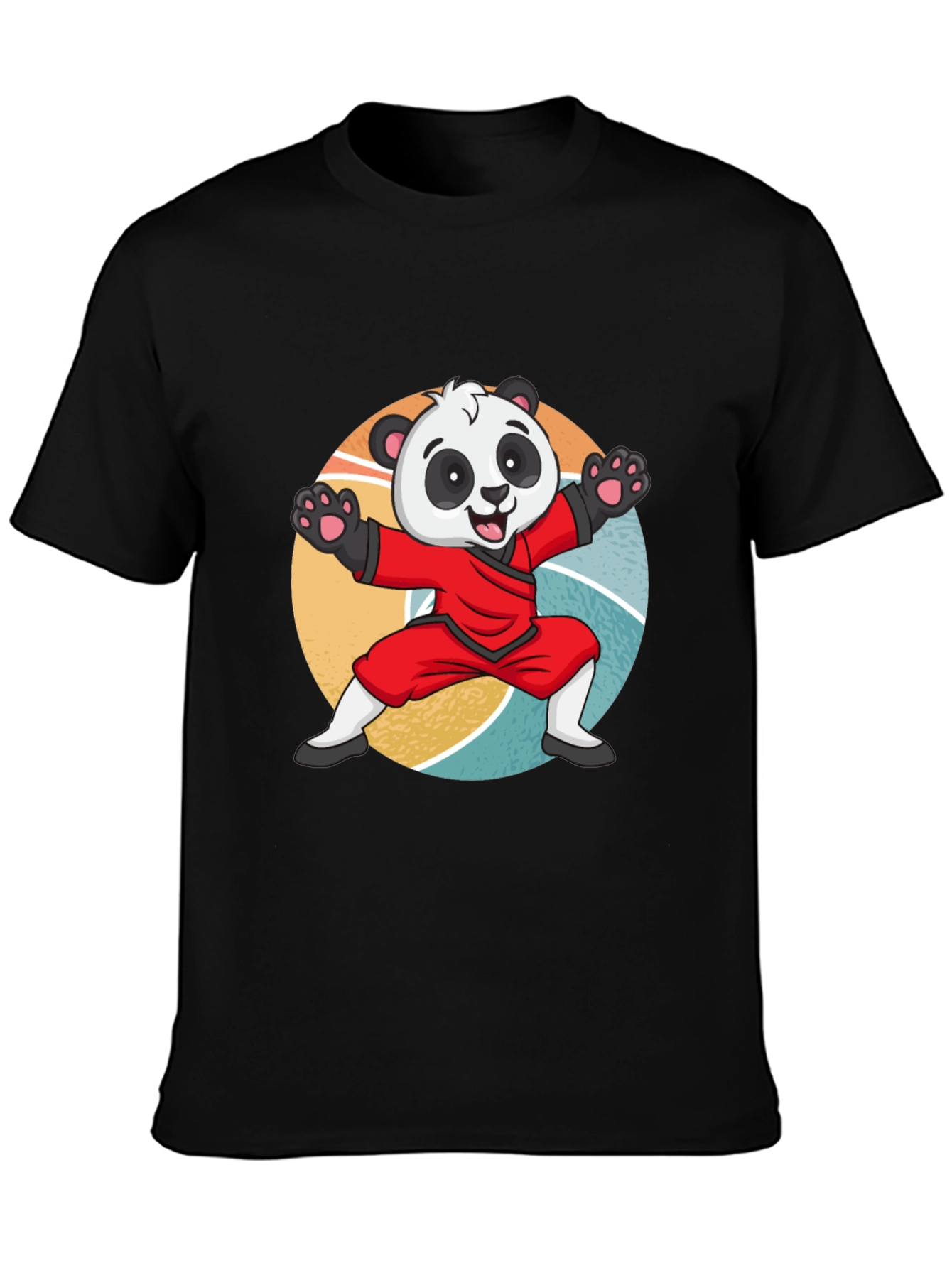 Martial Arts Panda T-Shirt: Cute Kung Fu Bear Tee