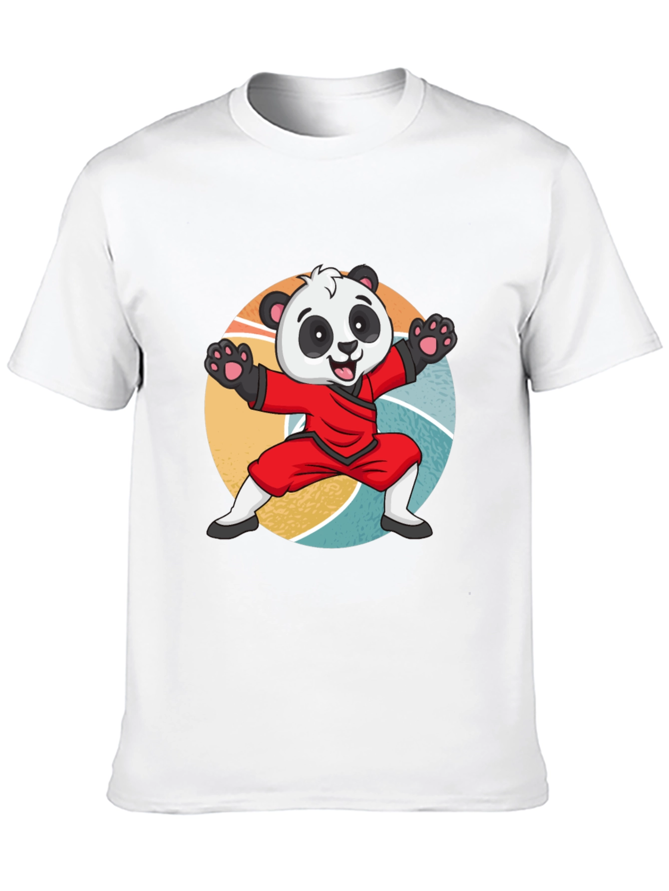 Martial Arts Panda T-Shirt: Cute Kung Fu Bear Tee