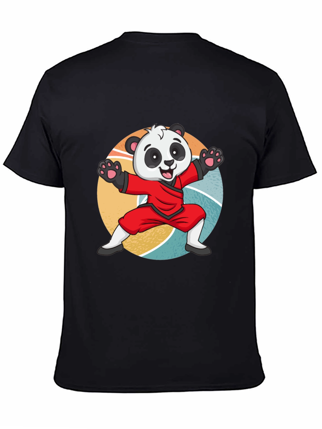 Martial Arts Panda T-Shirt: Cute Kung Fu Bear Tee