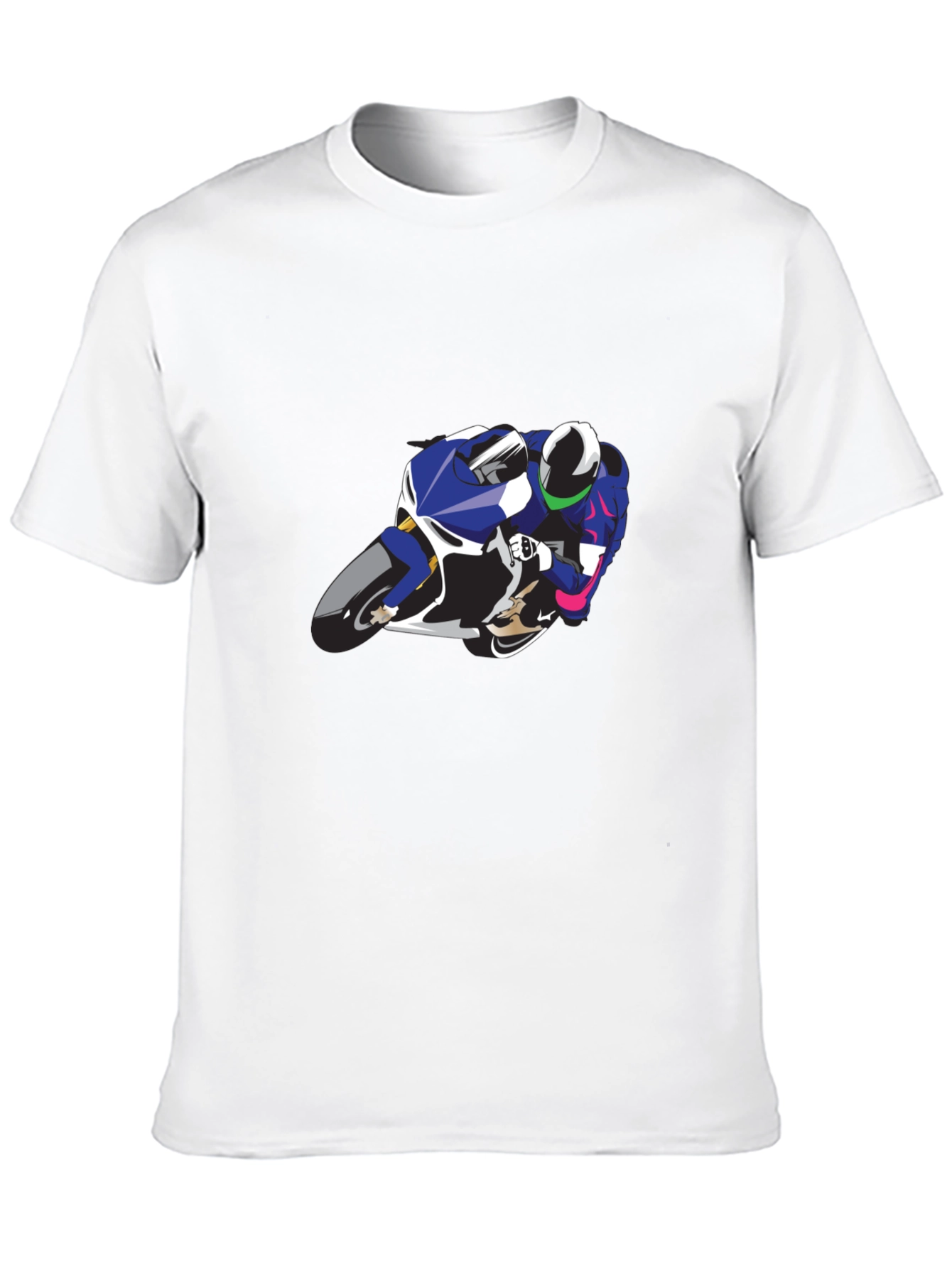 Motorcycle Graphic Tee - Black