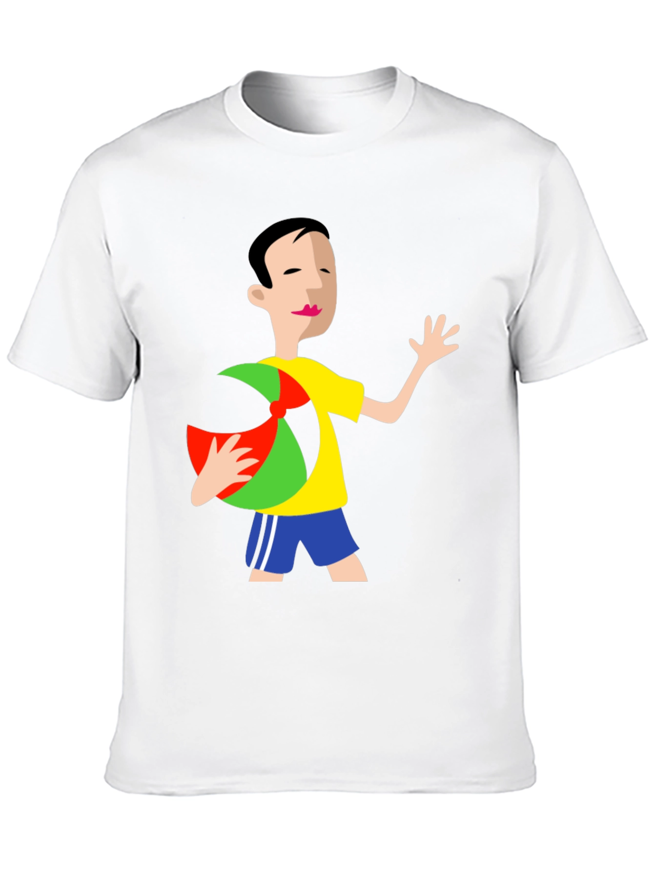 Cartoon Graphic Black T-Shirt