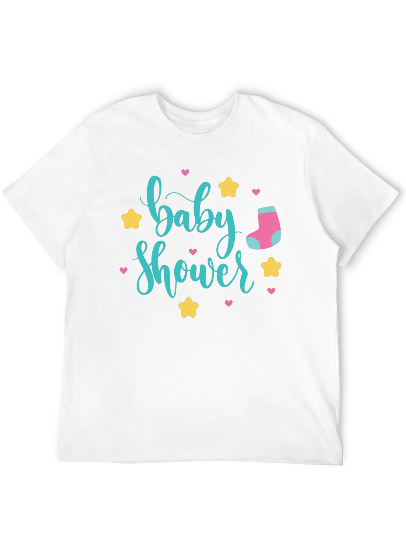 Baby Shower Graphic Tee - Unisex Black T-Shirt