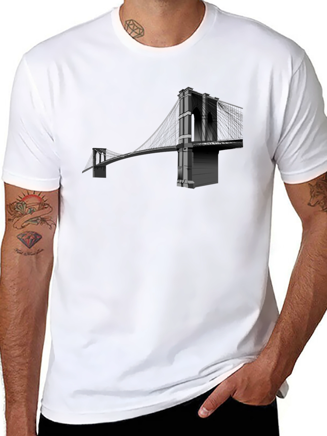 Brooklyn Bridge Graphic Tee