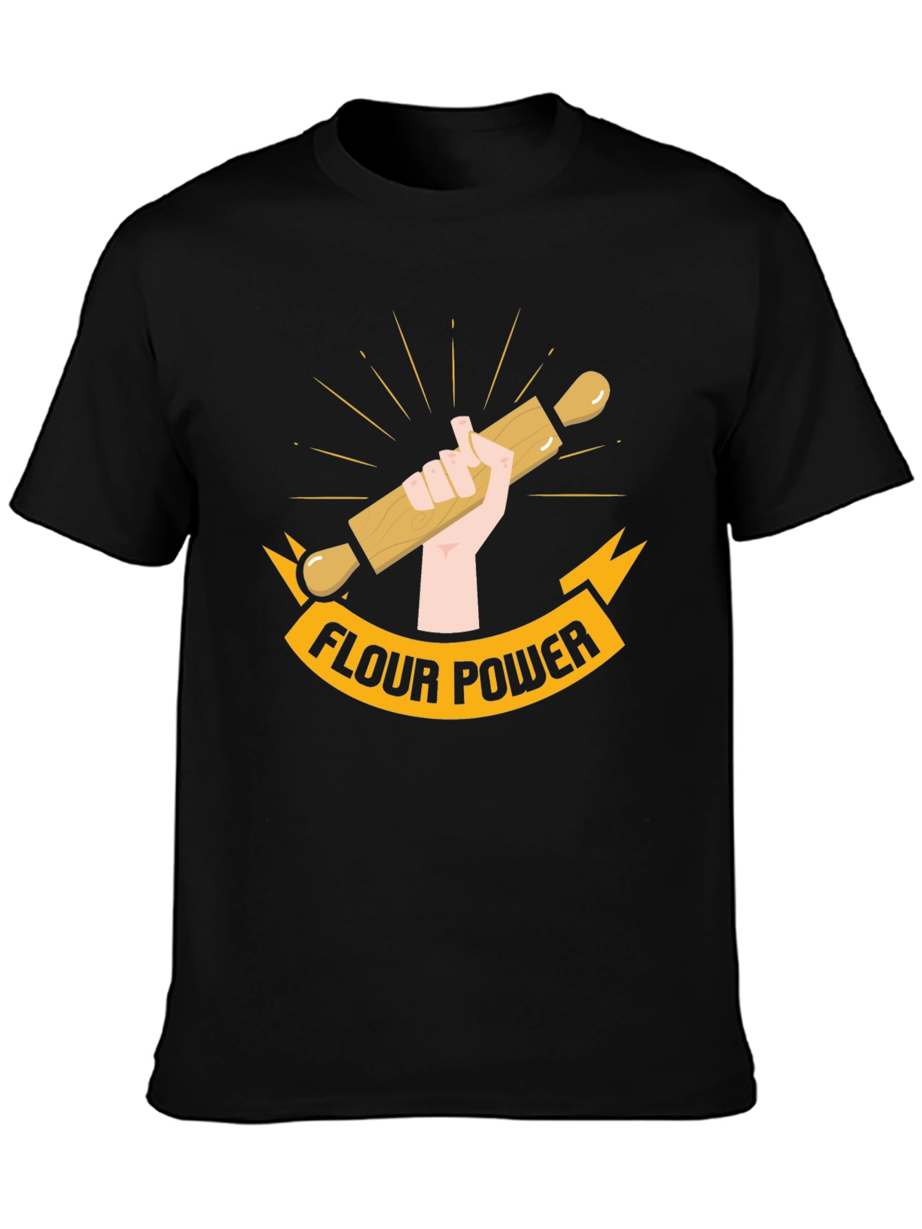 Flour Power T-Shirt - Baking Enthusiast Tee