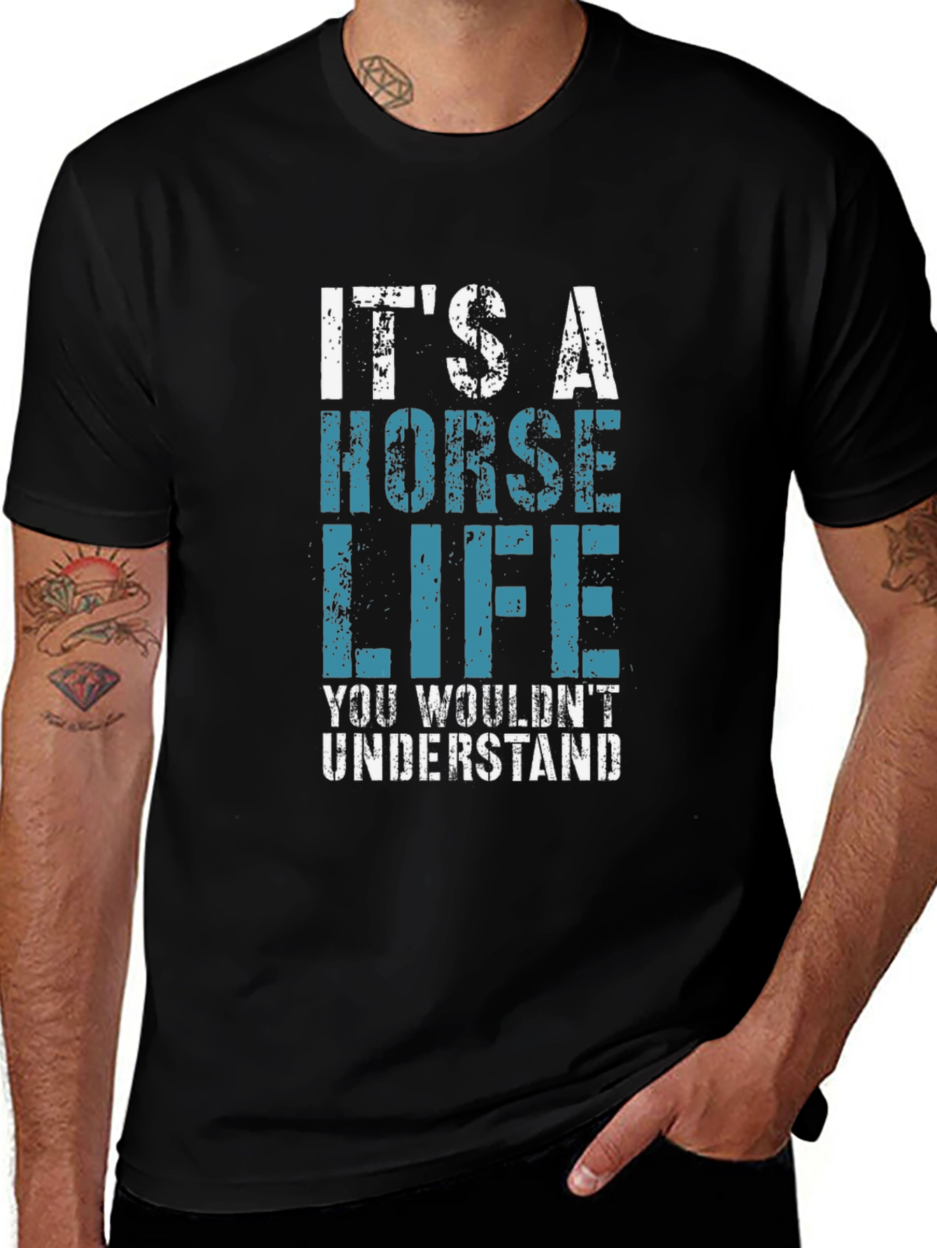 Its A Horse Life Mens T-Shirt