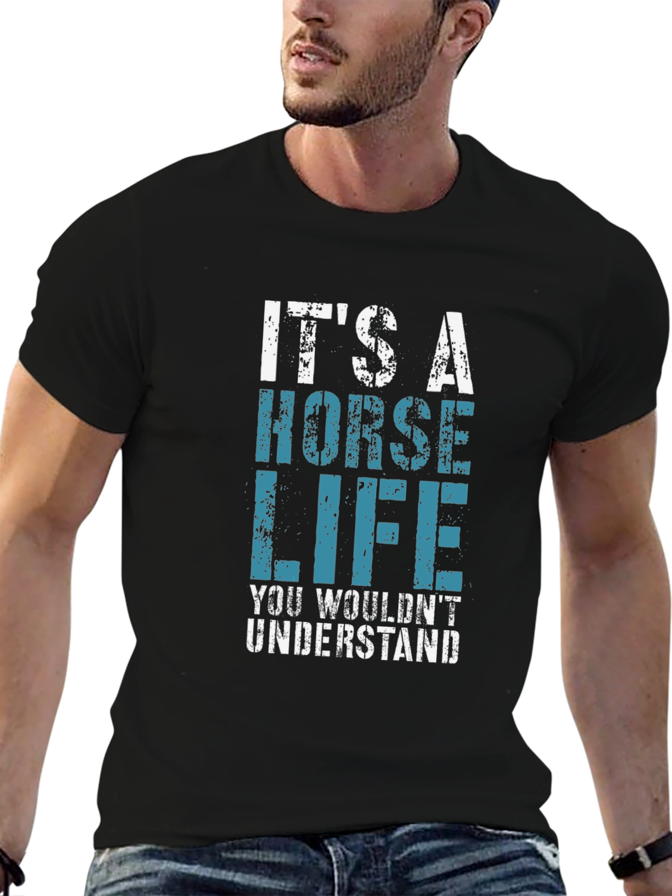 Its A Horse Life Mens T-Shirt