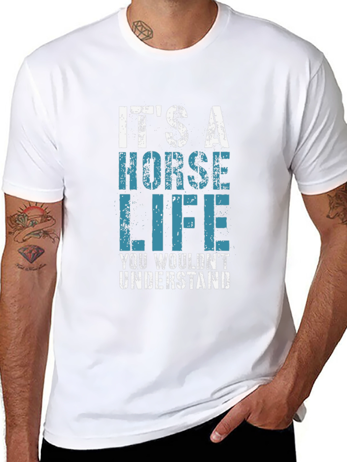 Its A Horse Life Mens T-Shirt