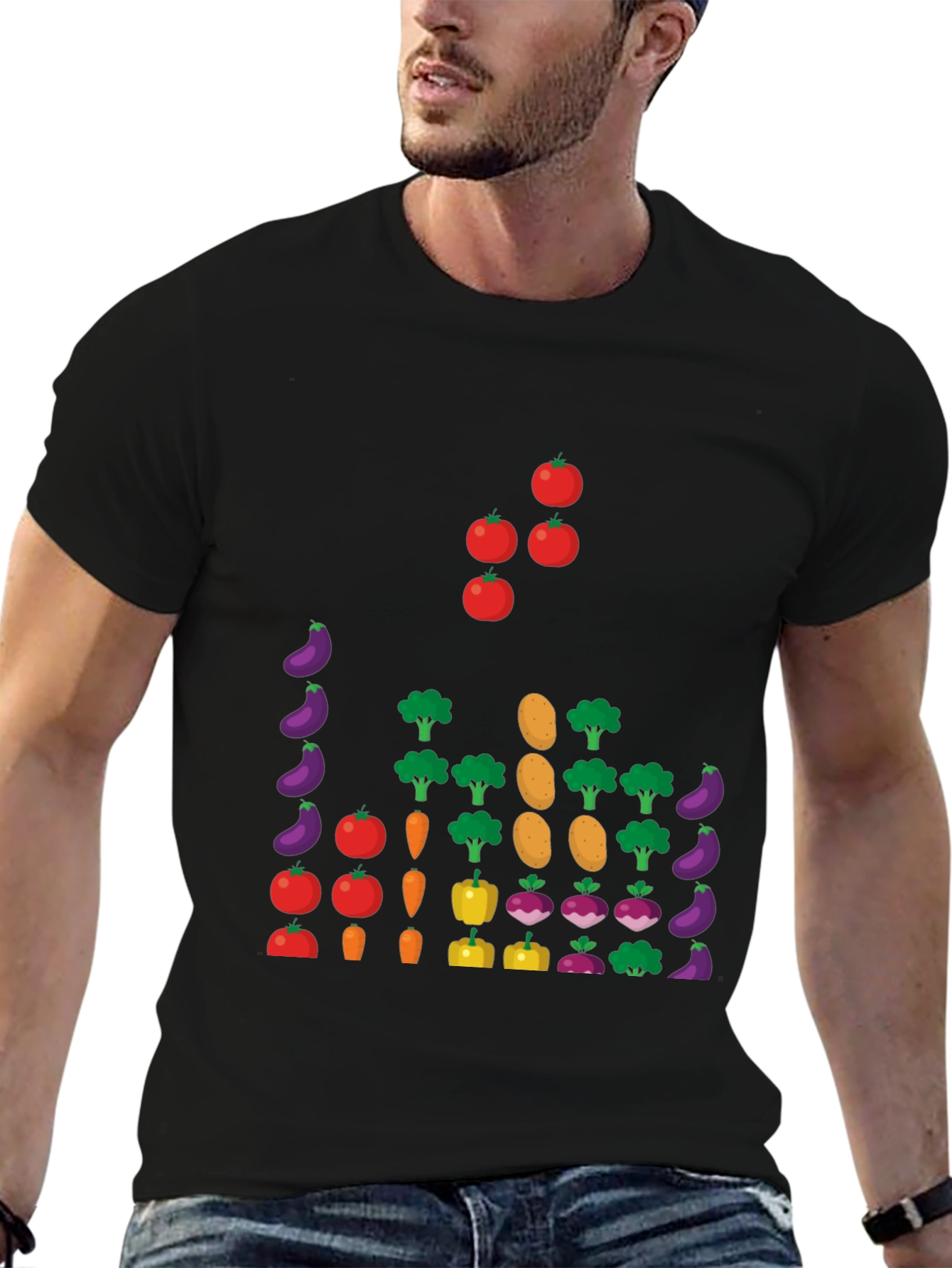Vegetable Pattern T-Shirt