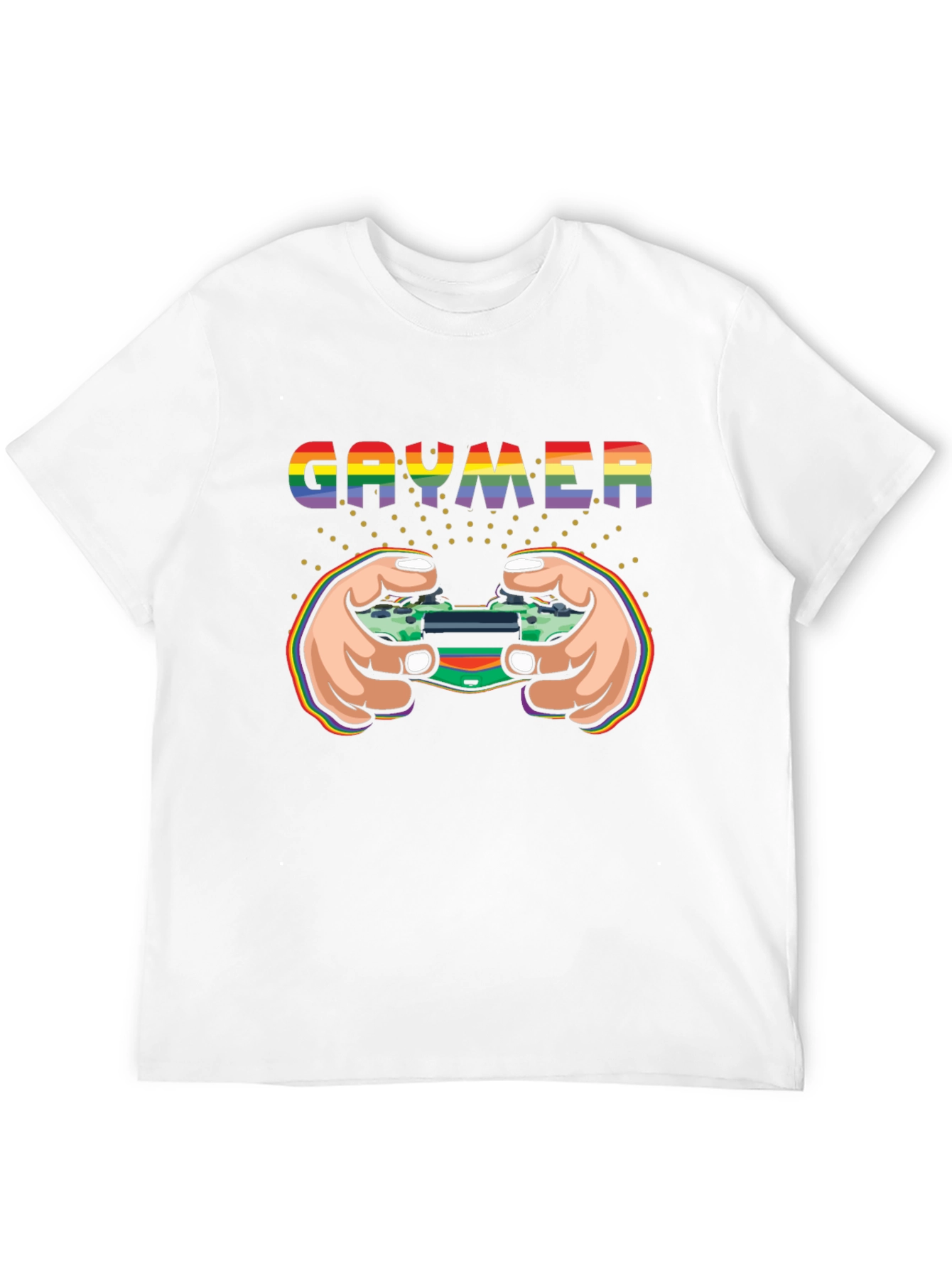 Gaymer Pride T-Shirt - Rainbow Gaming Tee
