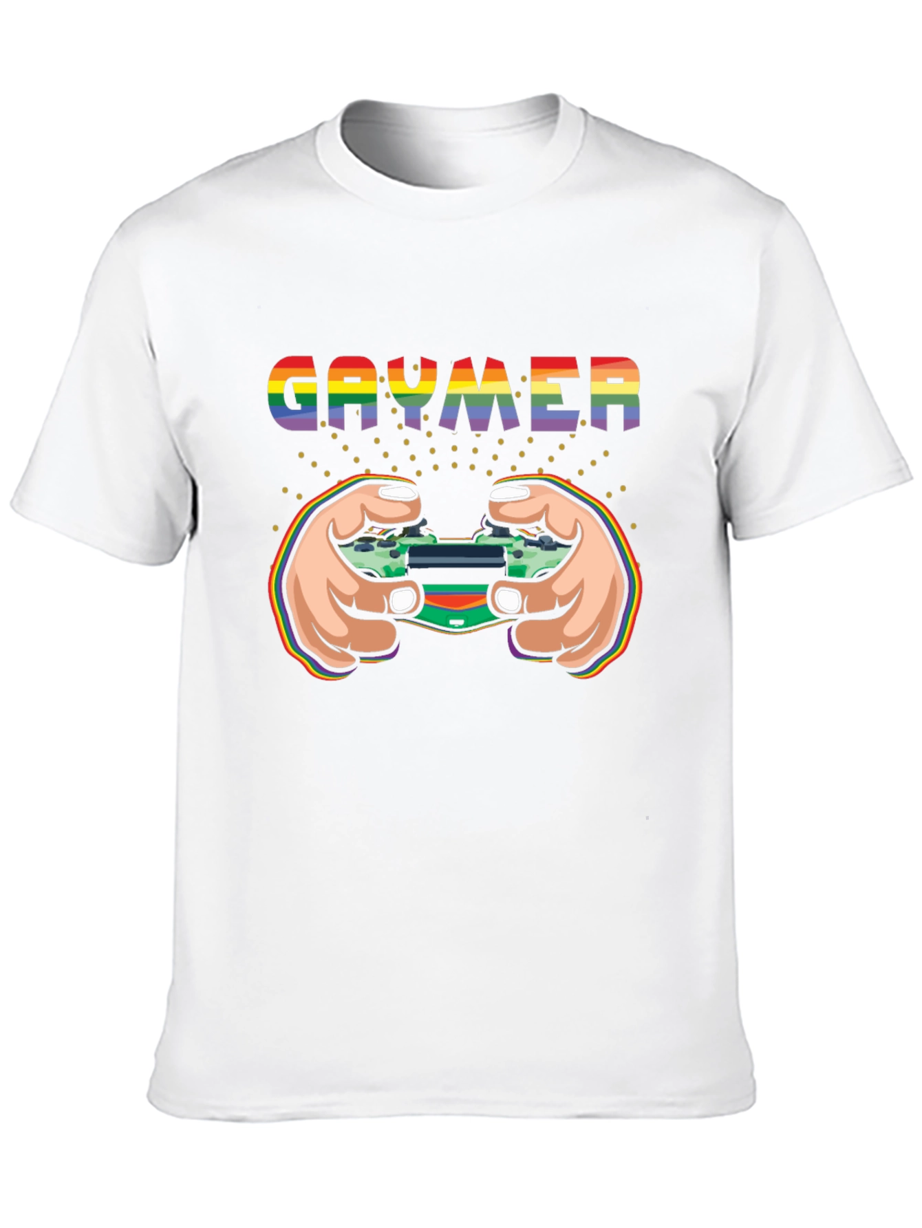 Gaymer Pride T-Shirt - Rainbow Gaming Tee